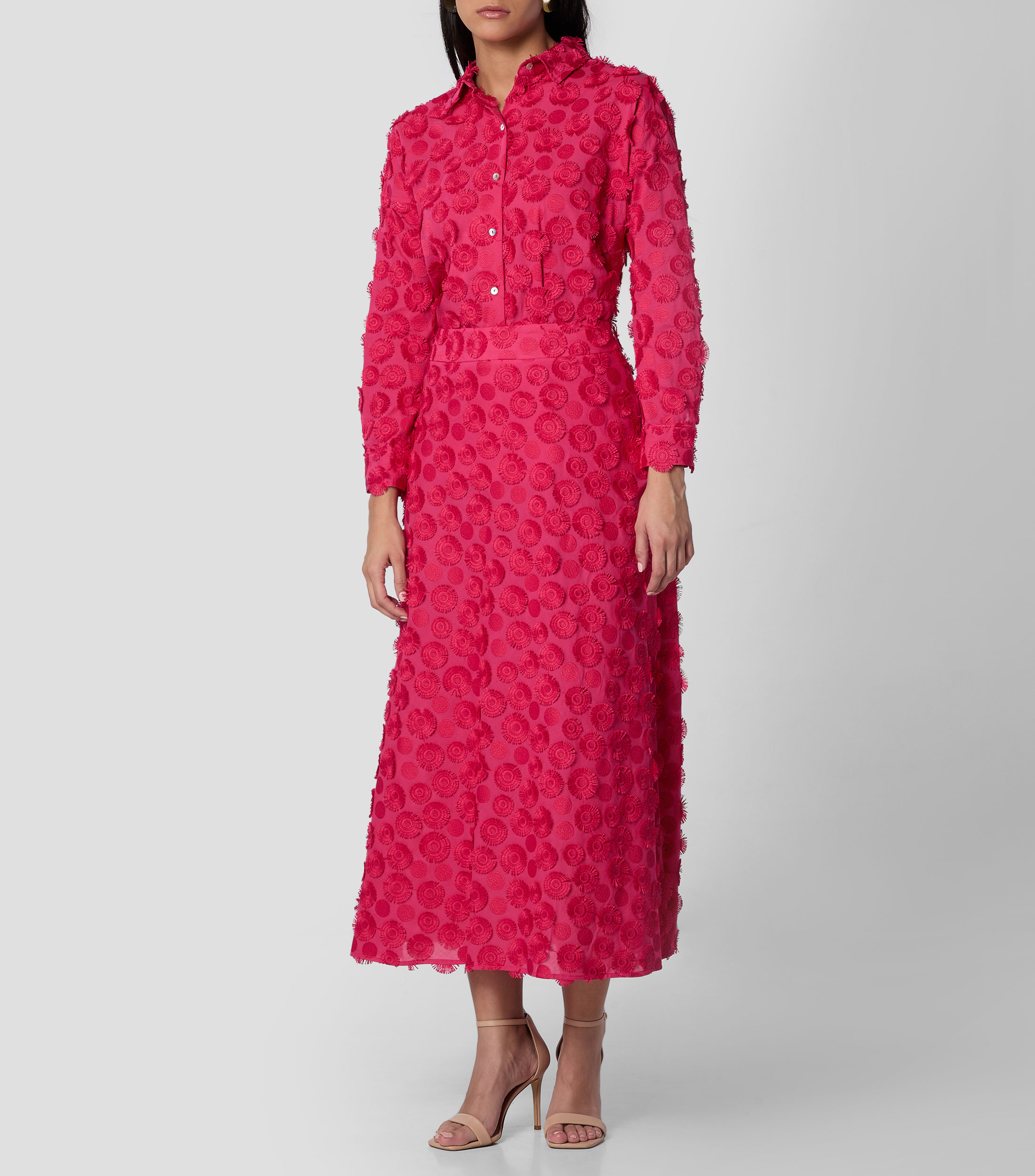 Falda Midi de Corte quotAquot con Bordado Mujer