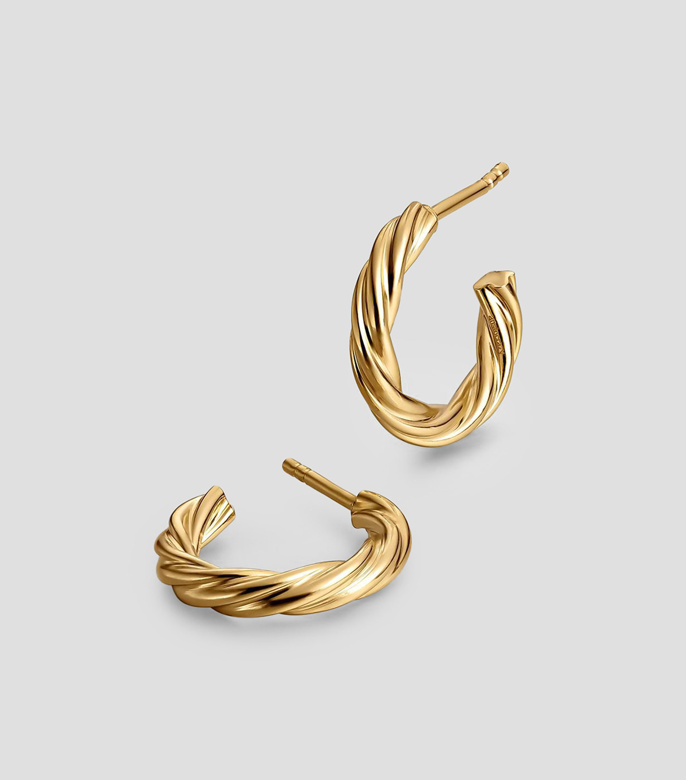 Pendientes en plata .925 Hooped Earrings Mujer