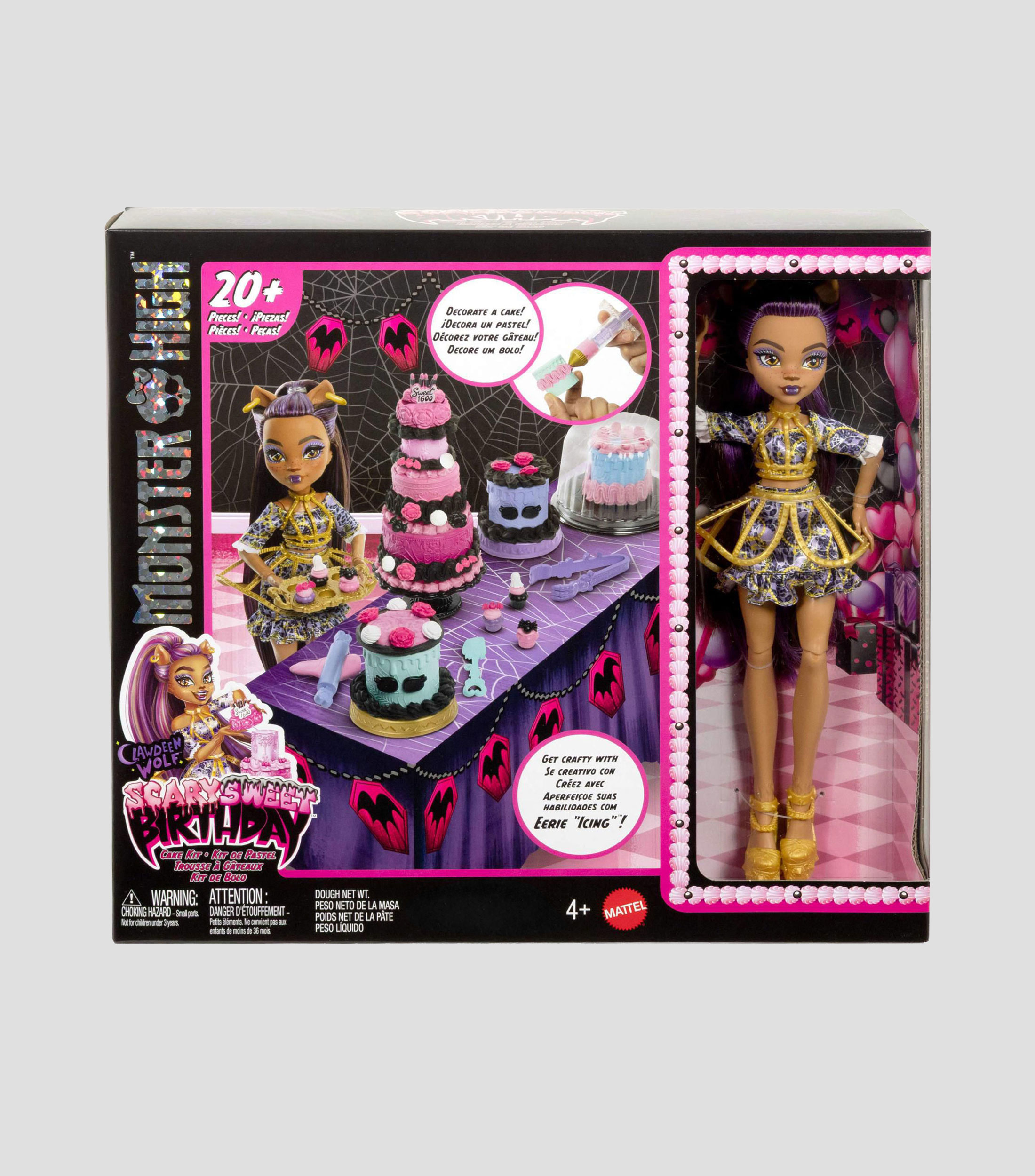 Muñeca Cumpleaños Draculaura 1600, Clawdeen Wolf