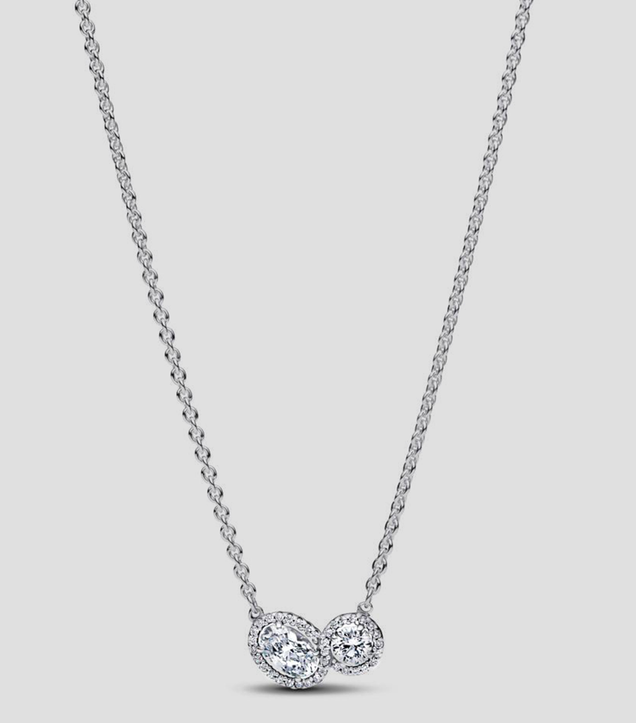 Collar en plata Halo Mujer