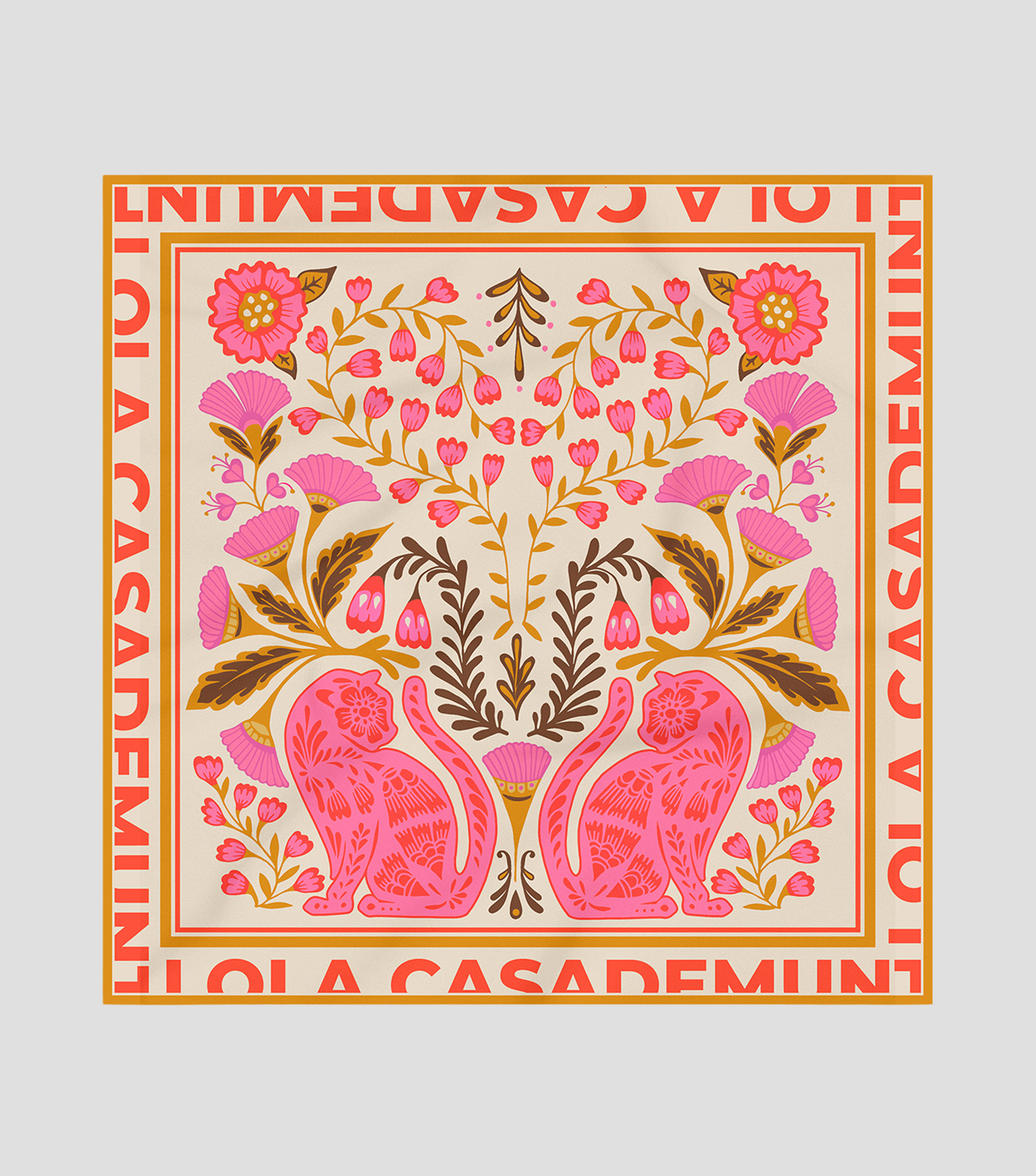 Pañuelo estampado Mujer