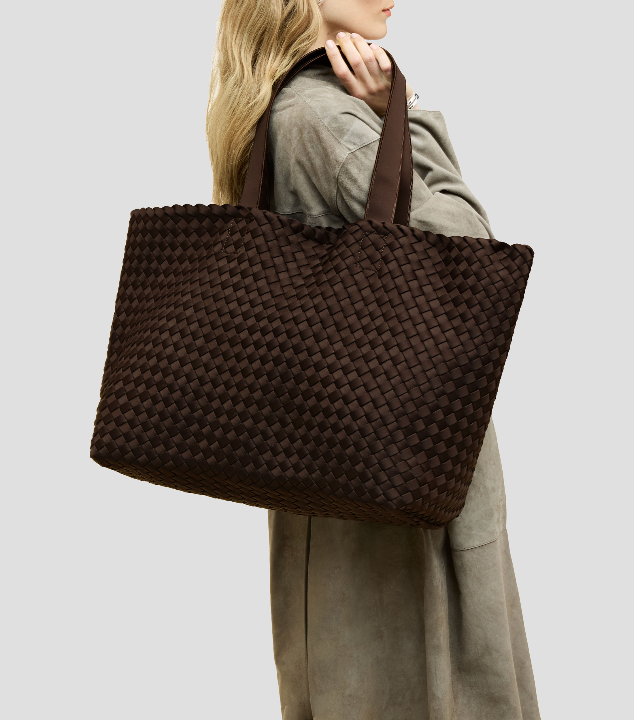 Bolsa Tote Grande Verde Mujer