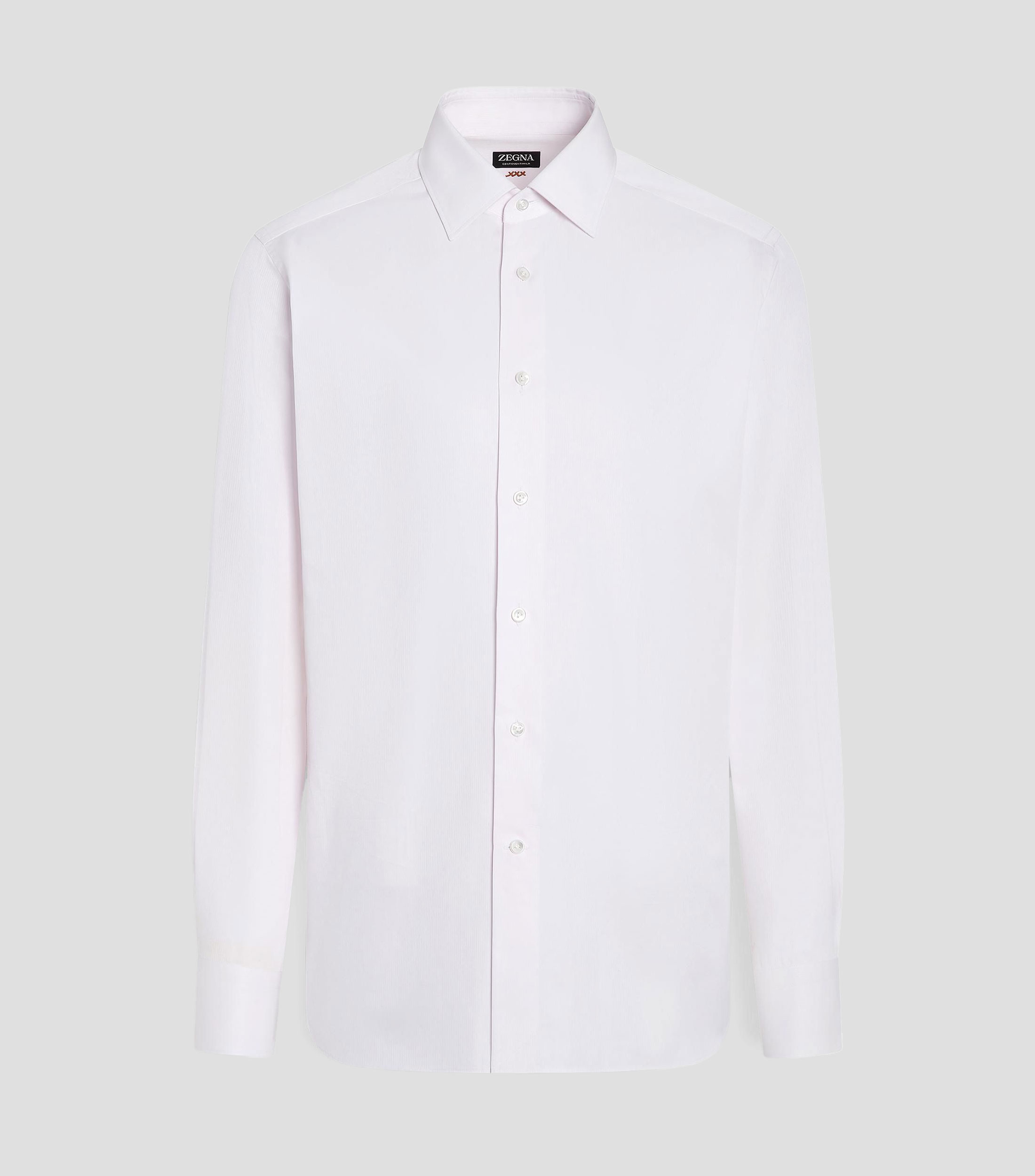 Camisa con rayas manga larga Hombre