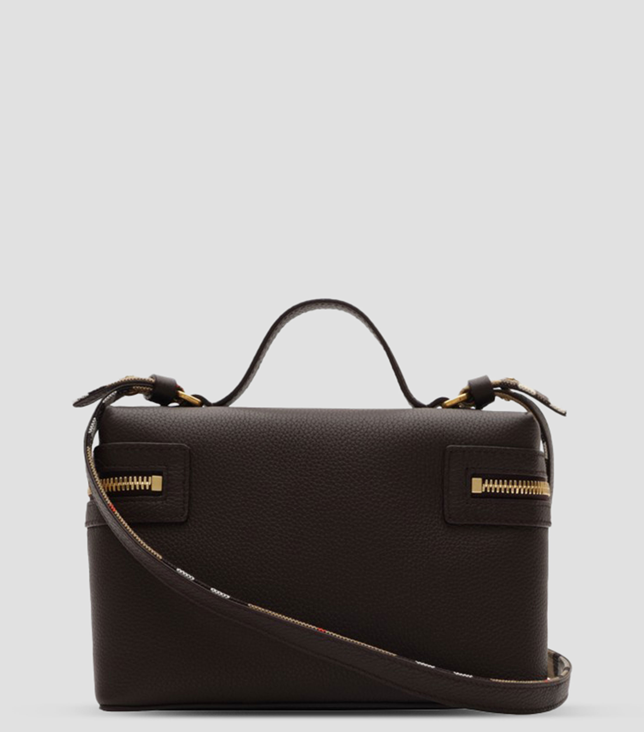 Bolsa shoulder en piel liso Mujer