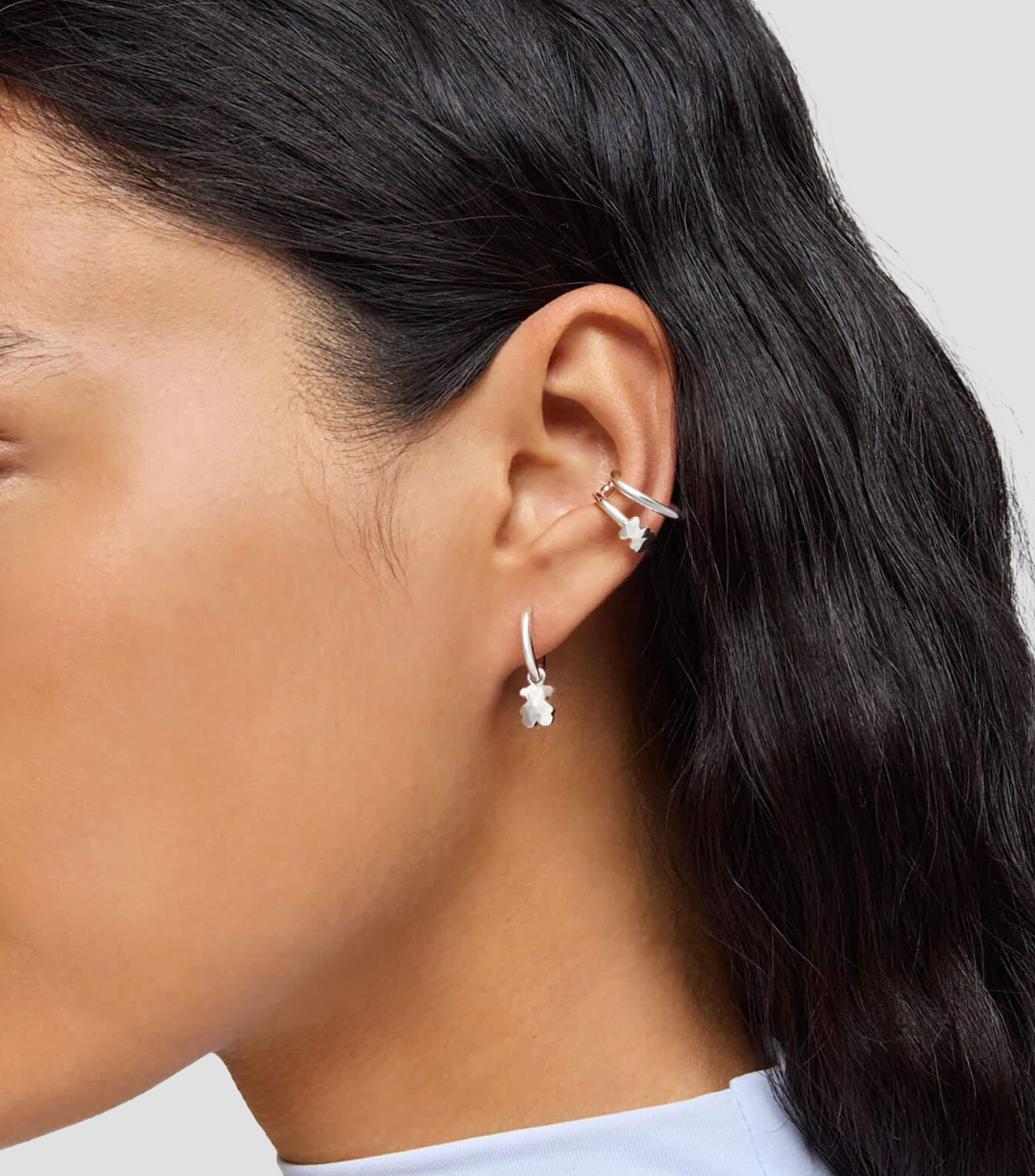 Arete Tous Icon en plata Mujer