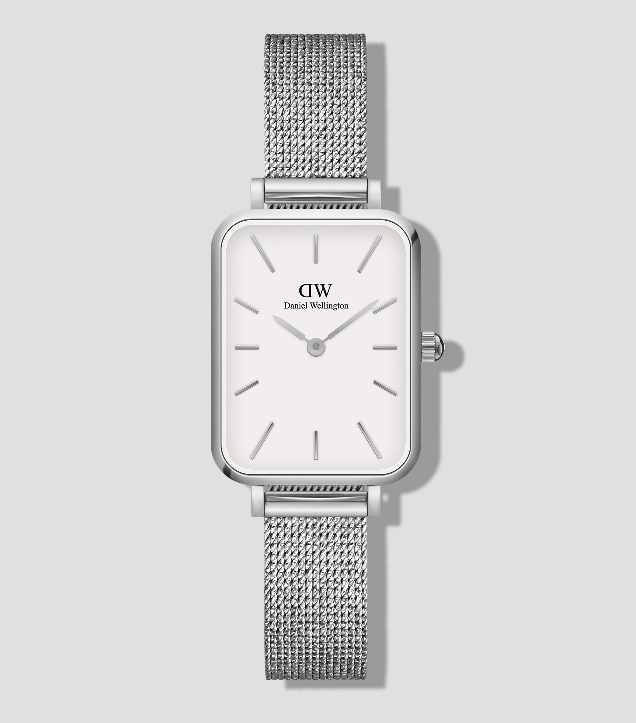 Reloj Quadro Carátula Blanca Unisex