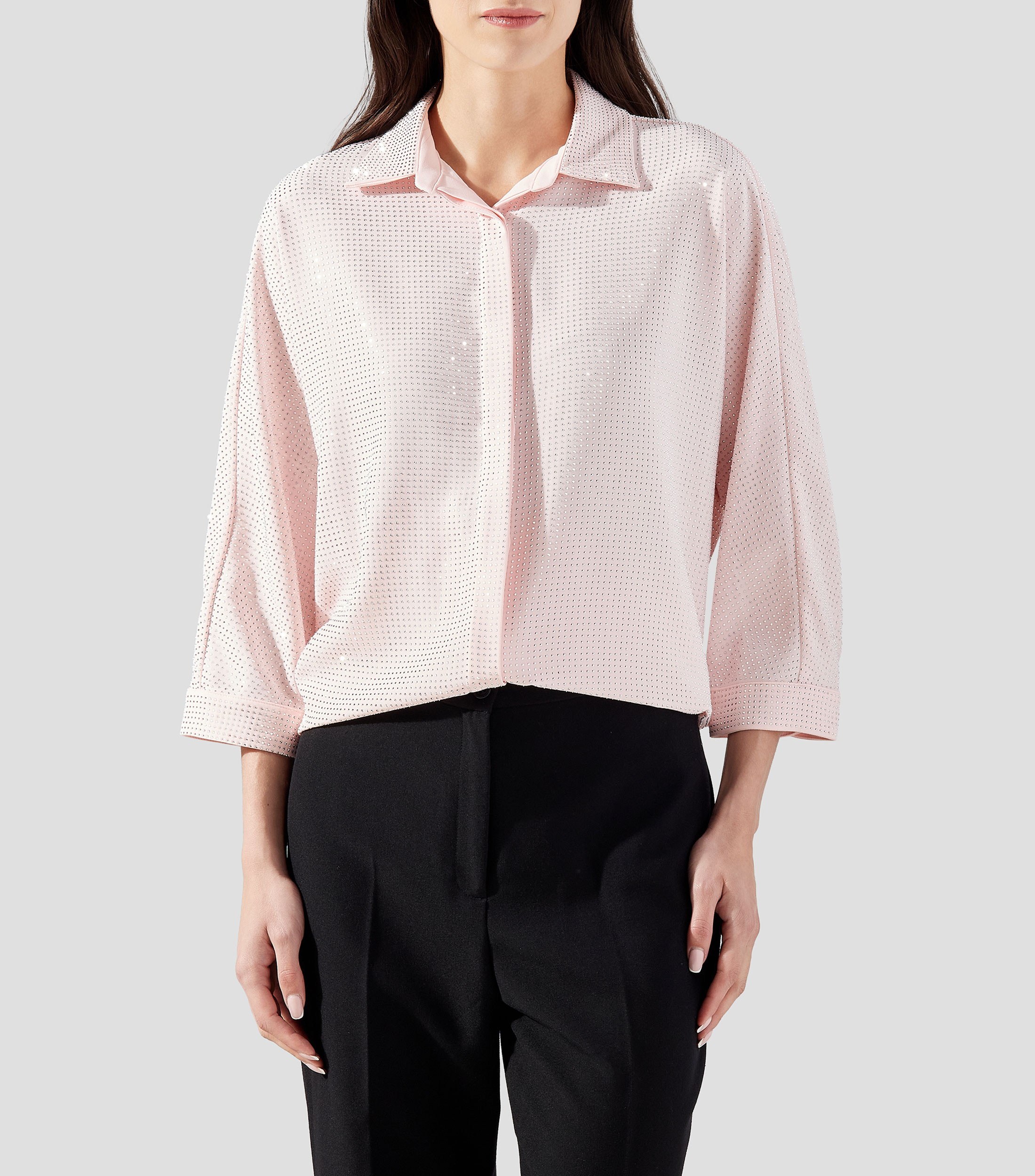 Camisa fantasía manga 3/4 Mujer