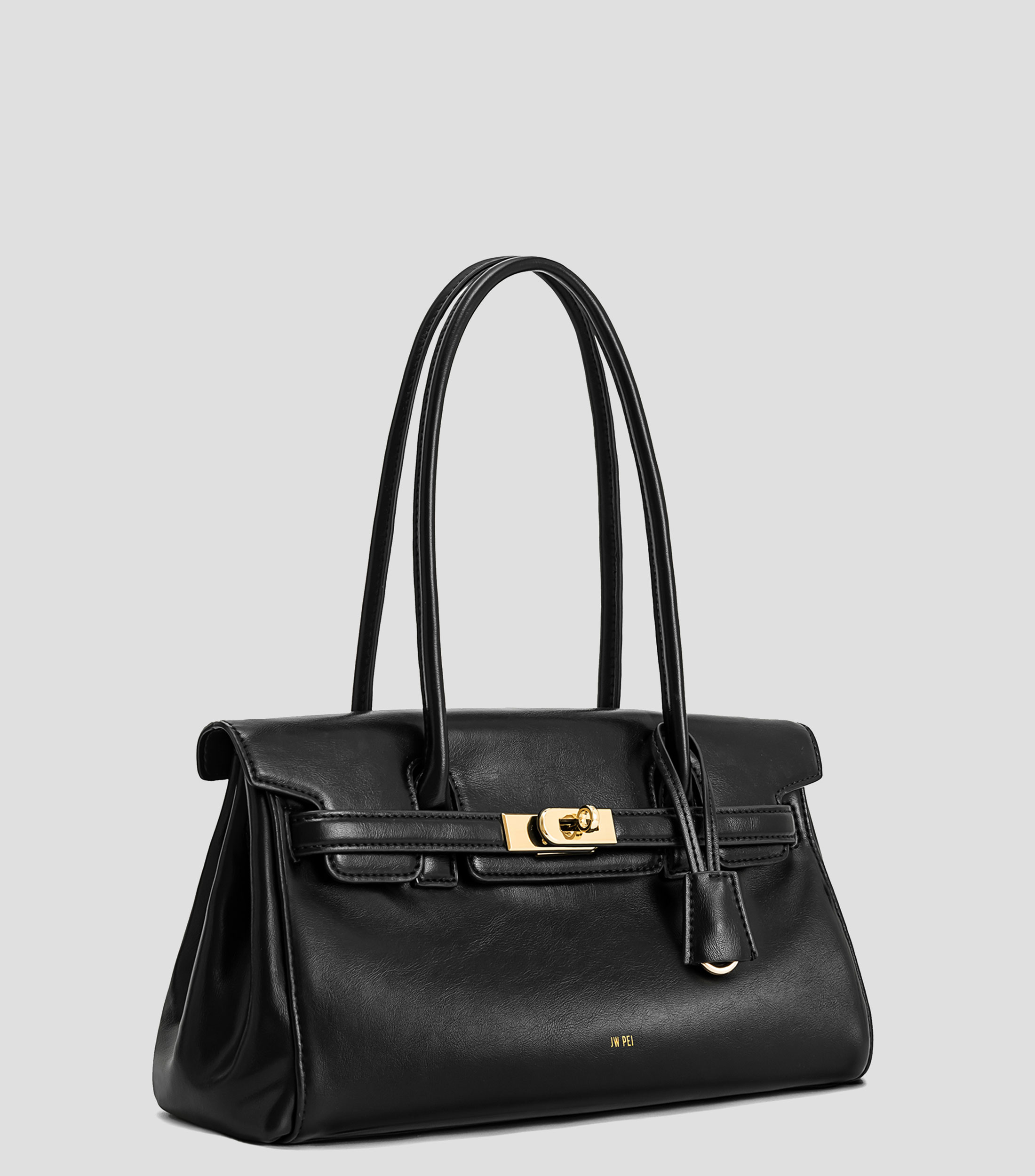 Bolsa shoulder negra Yara lisa Mujer