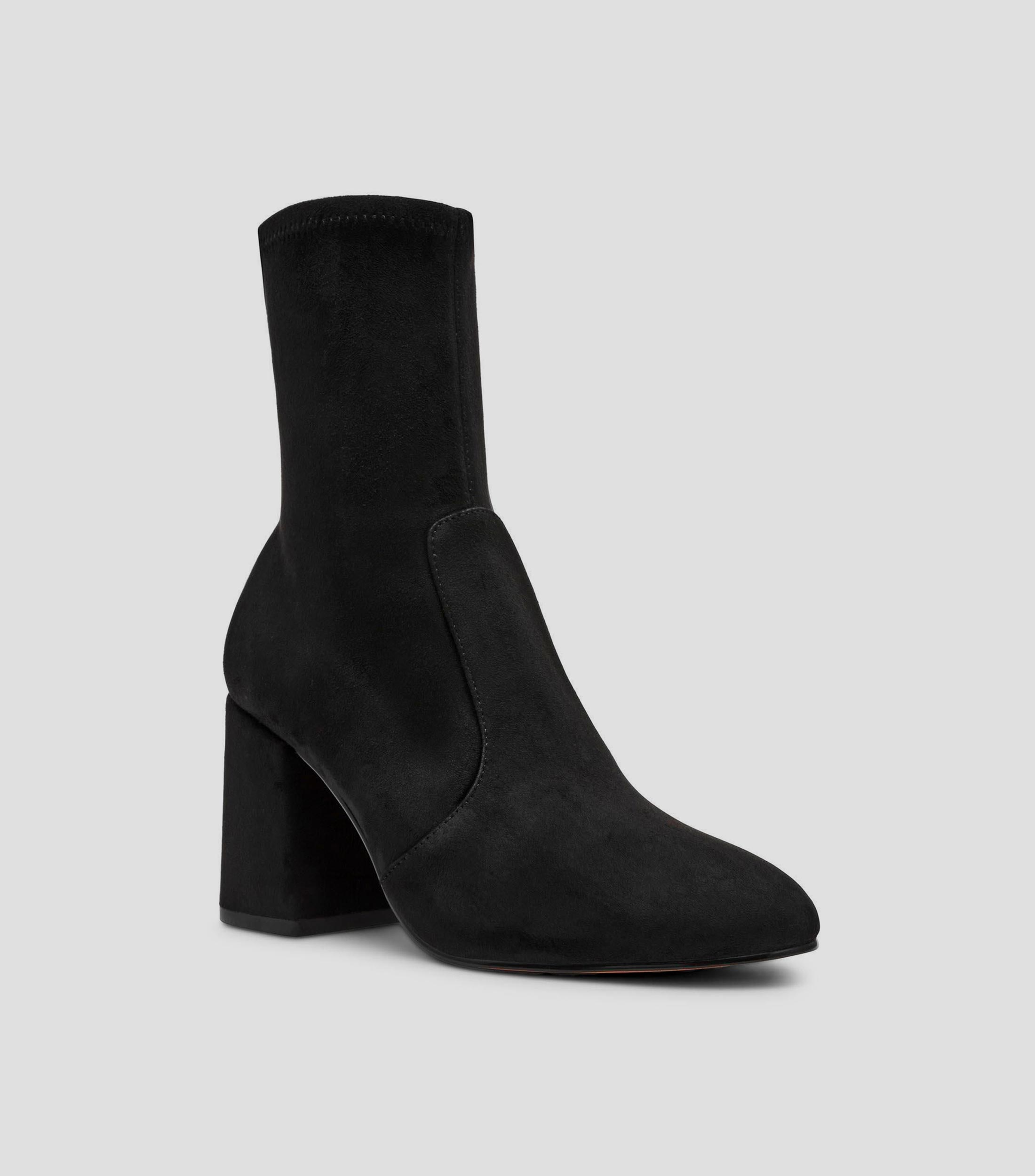 Botines con tacón alto cuadrado Mujer