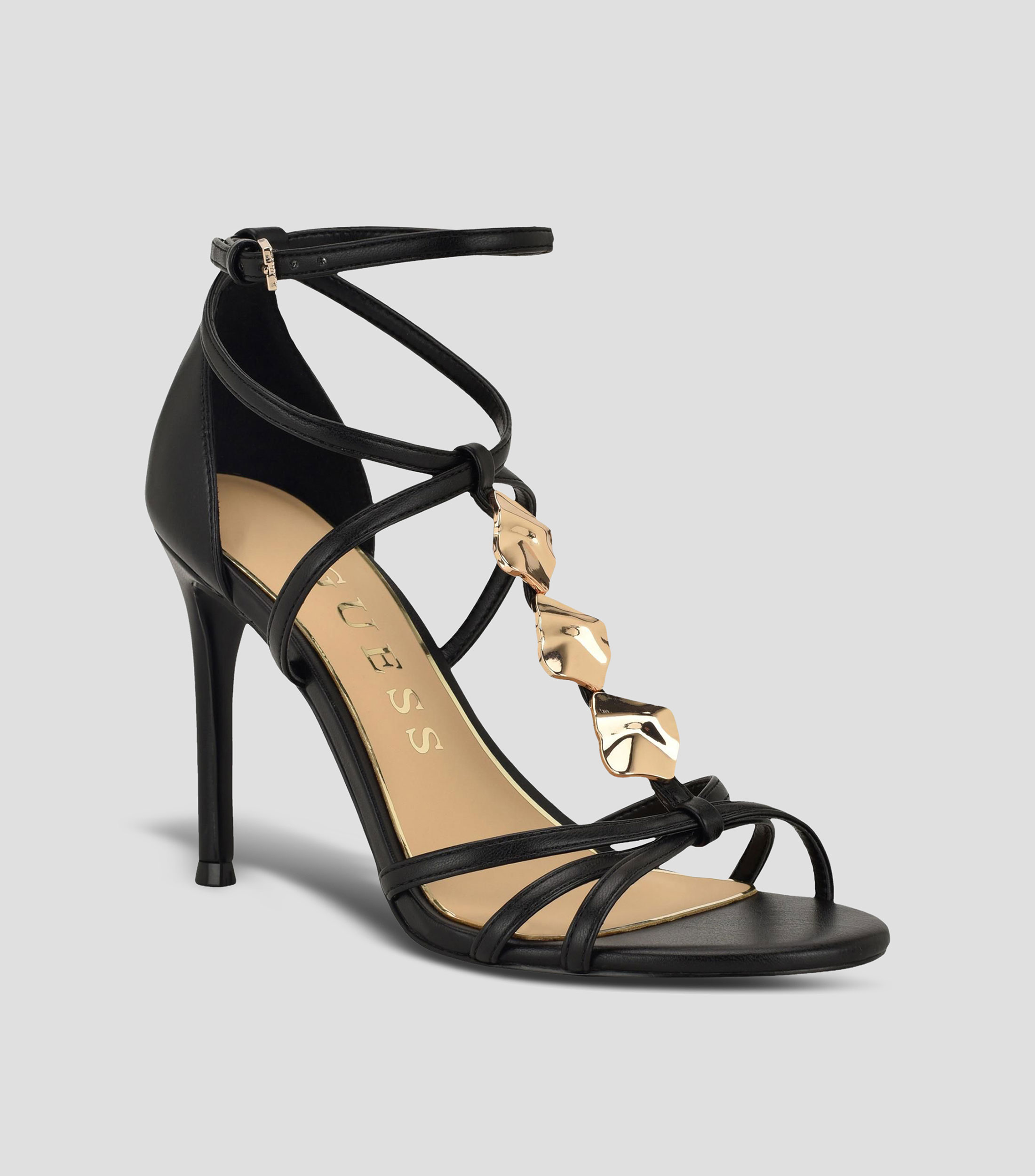 Sandalias con tacón alto delgado Mujer