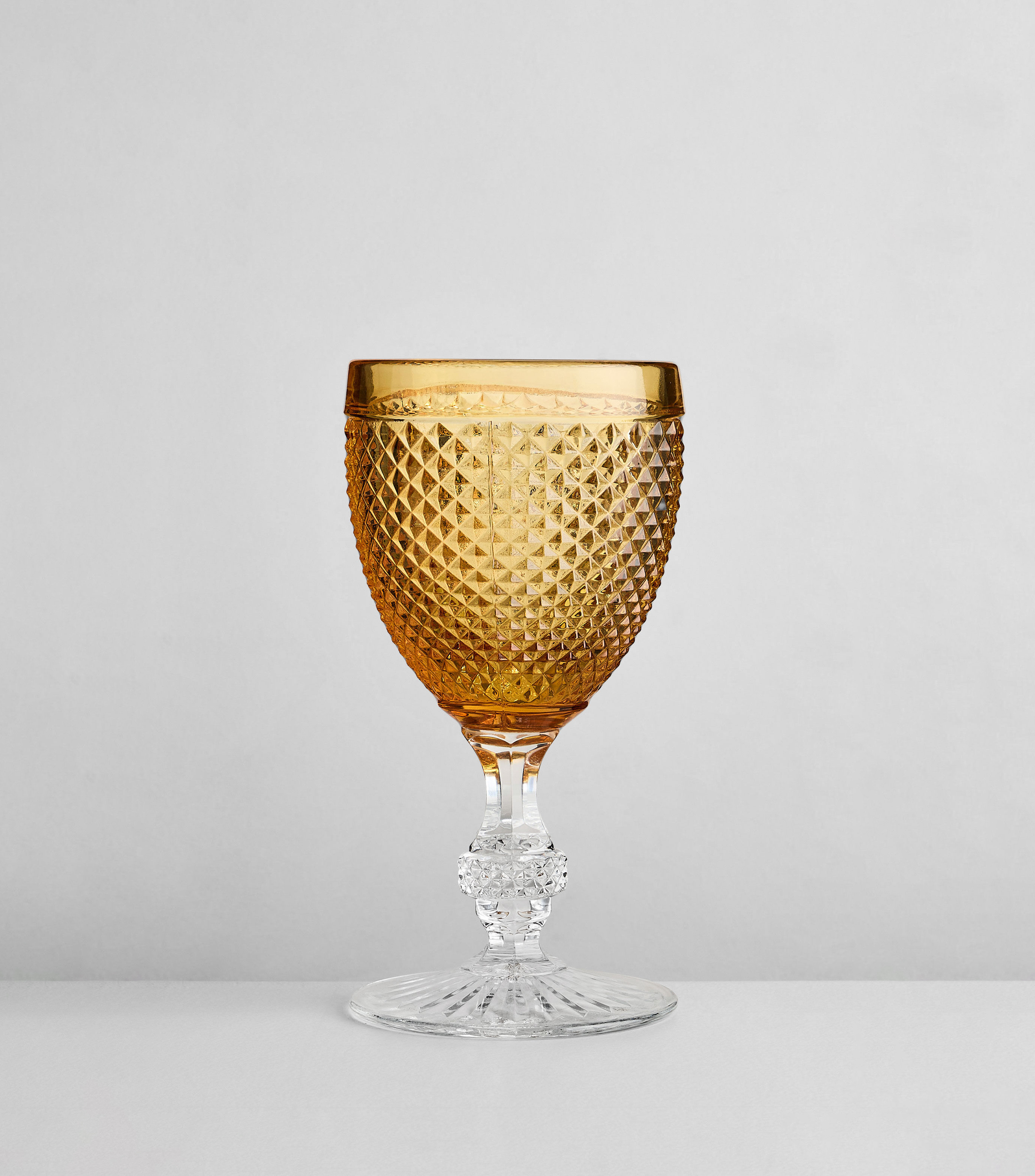 Copa para agua Bicos ámbar
