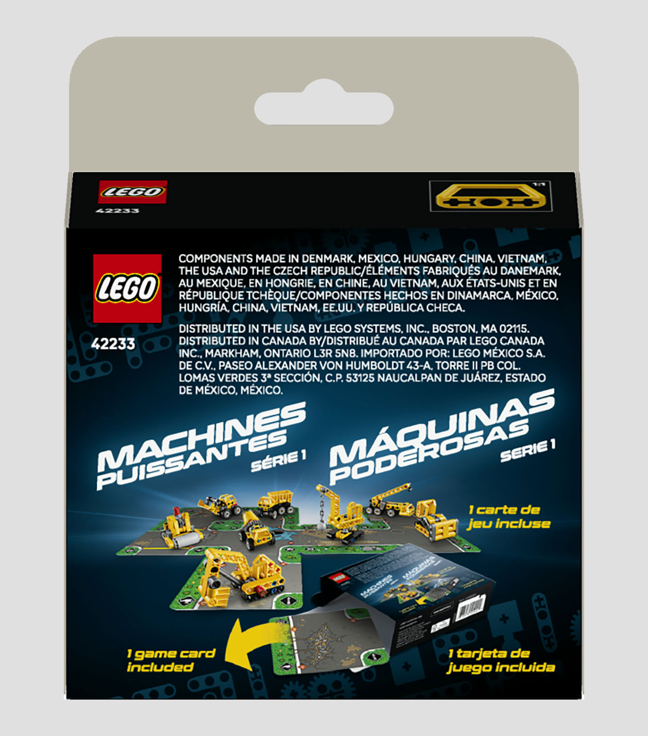 Lego Technic Máquinas Poderosas 42233 Juguete sorpresa