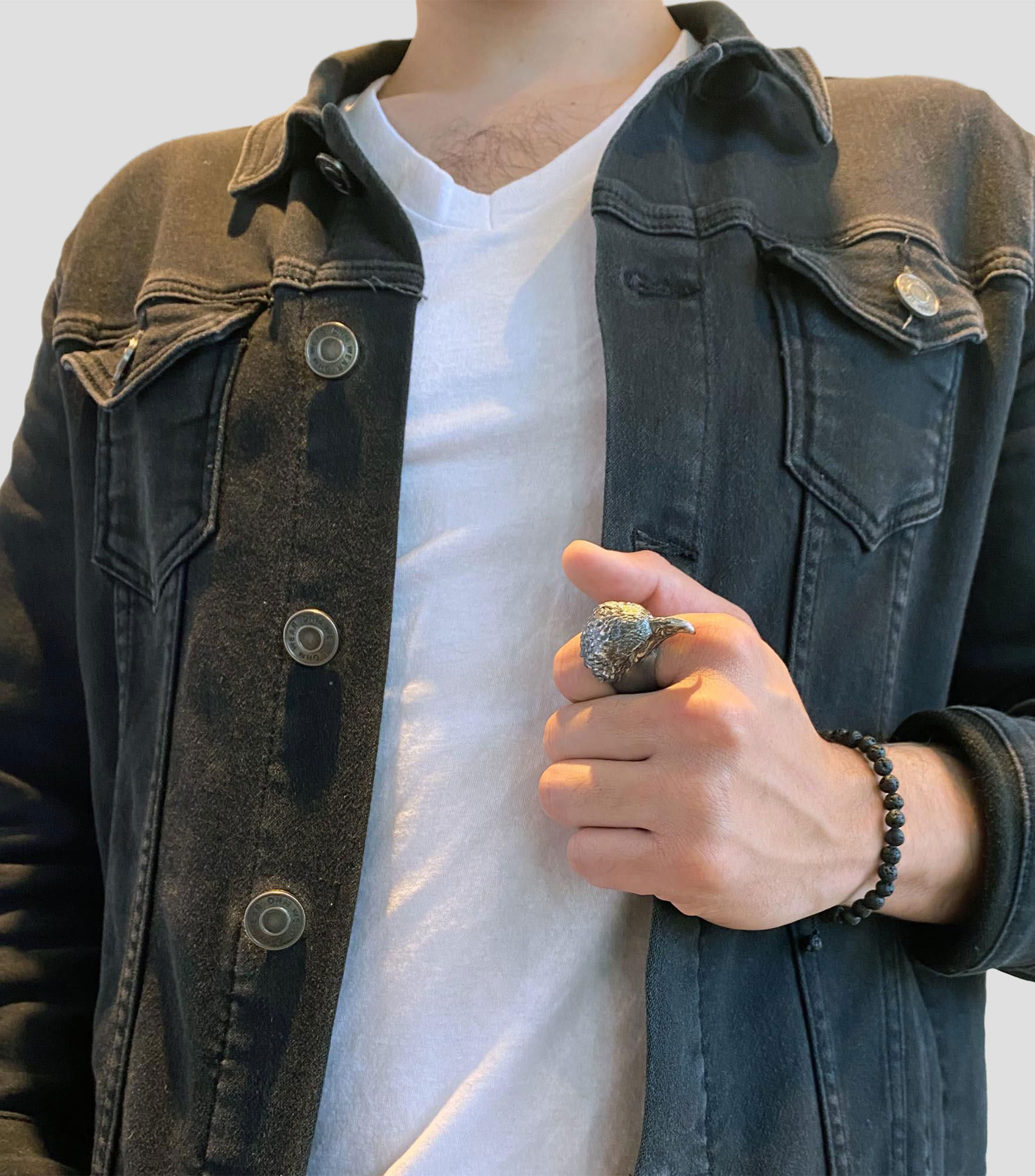 Anillo en plata .925 Eagle Hombre