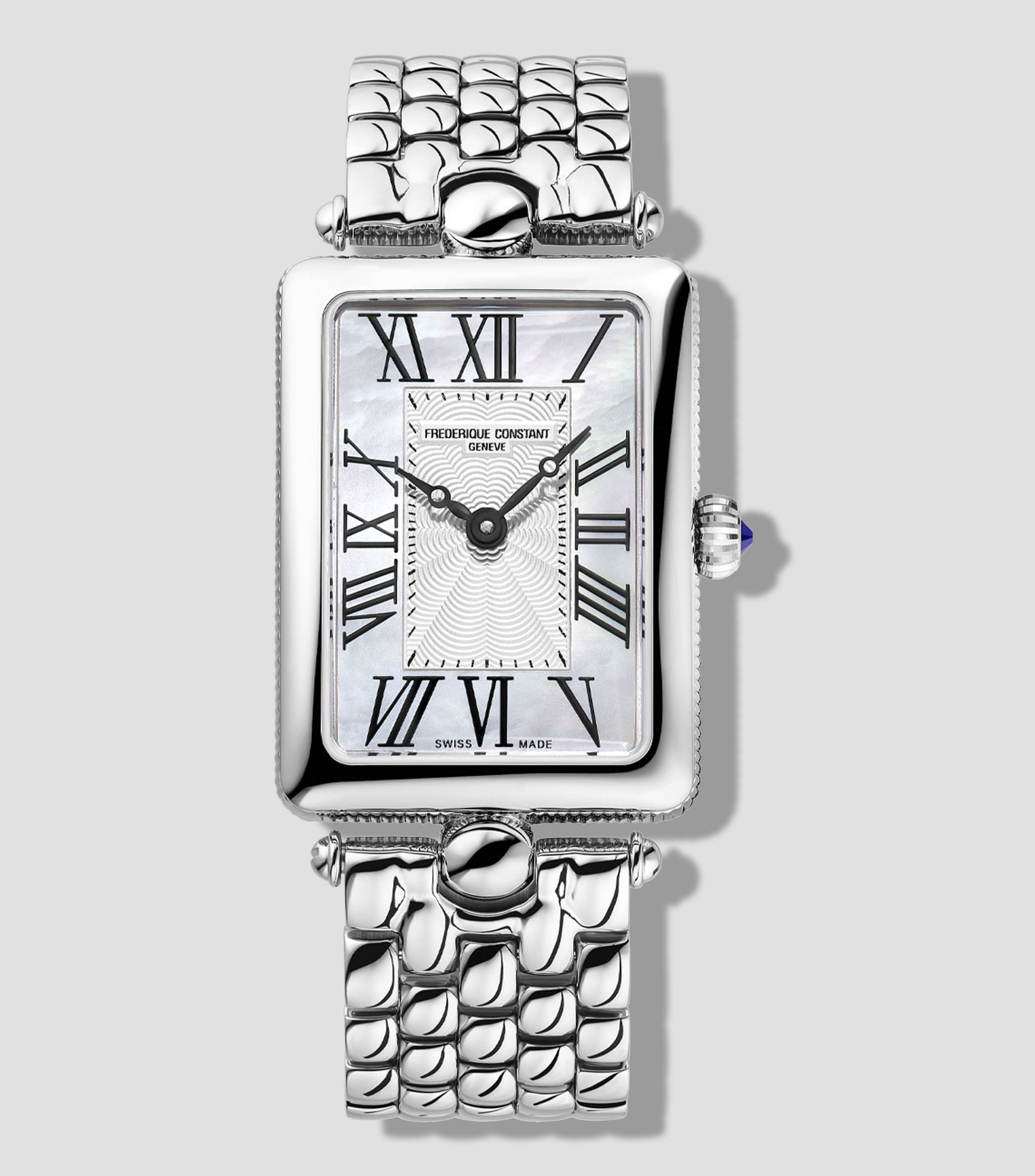 Reloj para Mujer Carree Art Deco Casual Plateado