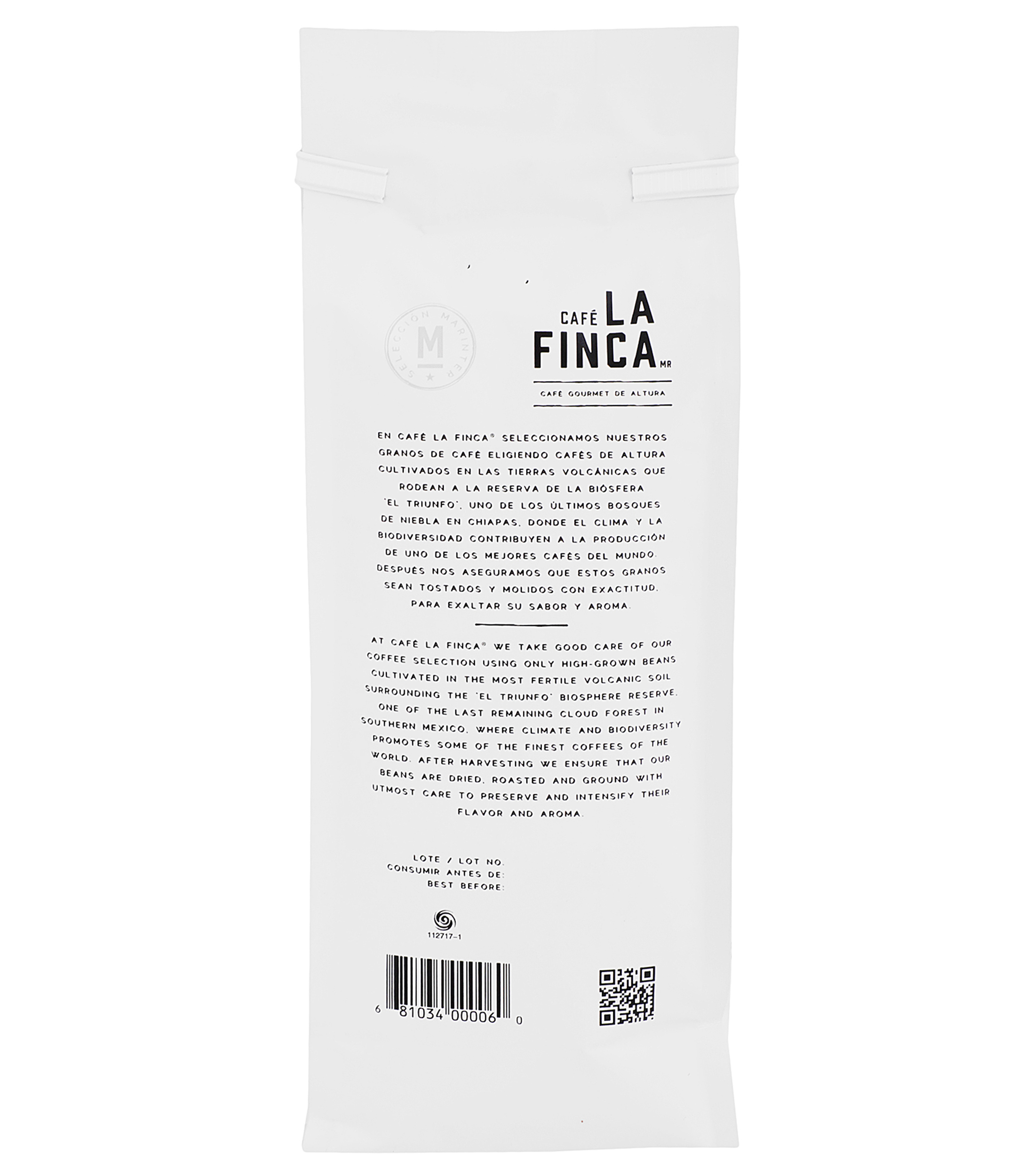 Café de Altura La Finca de Molido Americano, 340 g