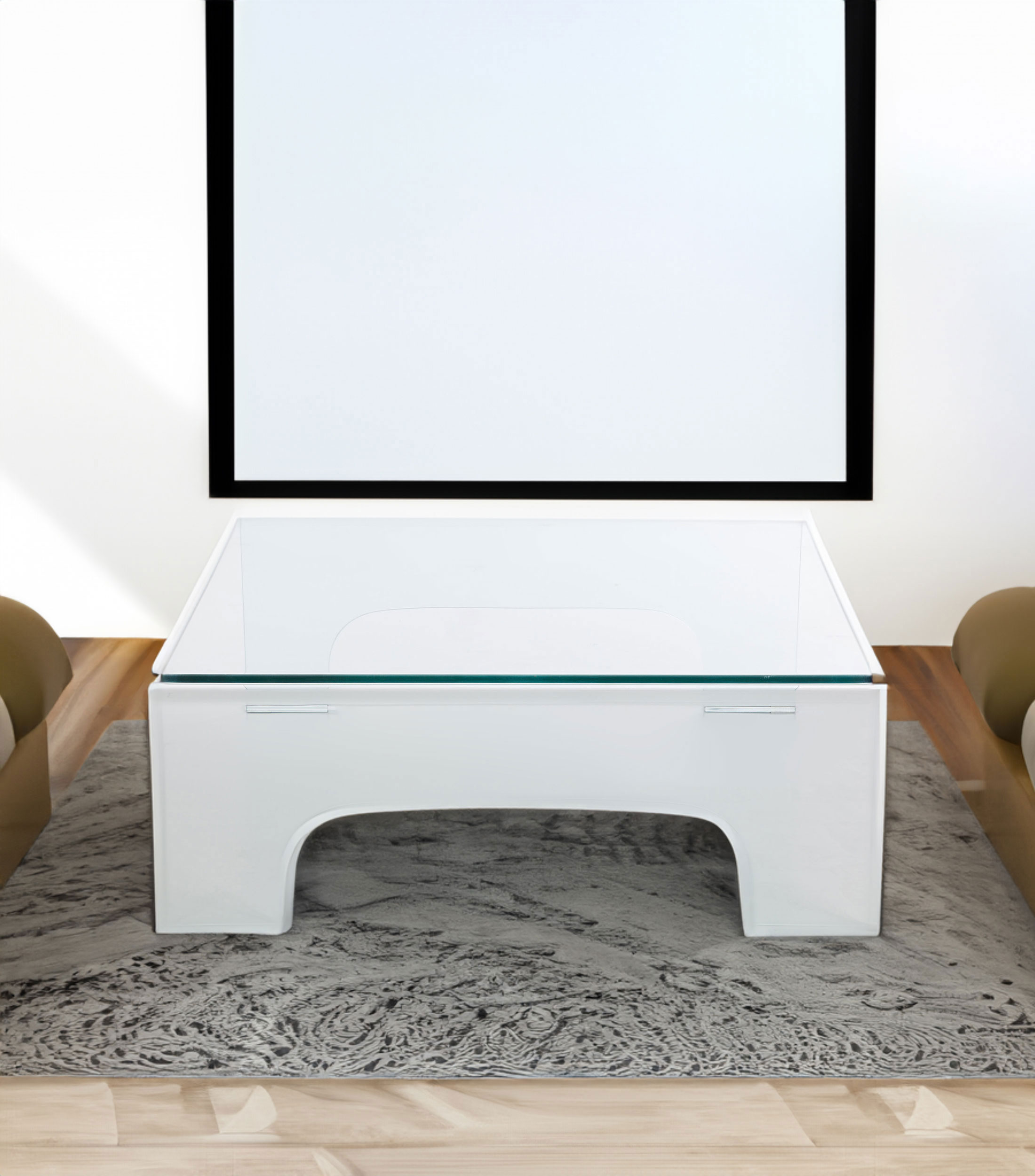 Mesa de centro en cristal