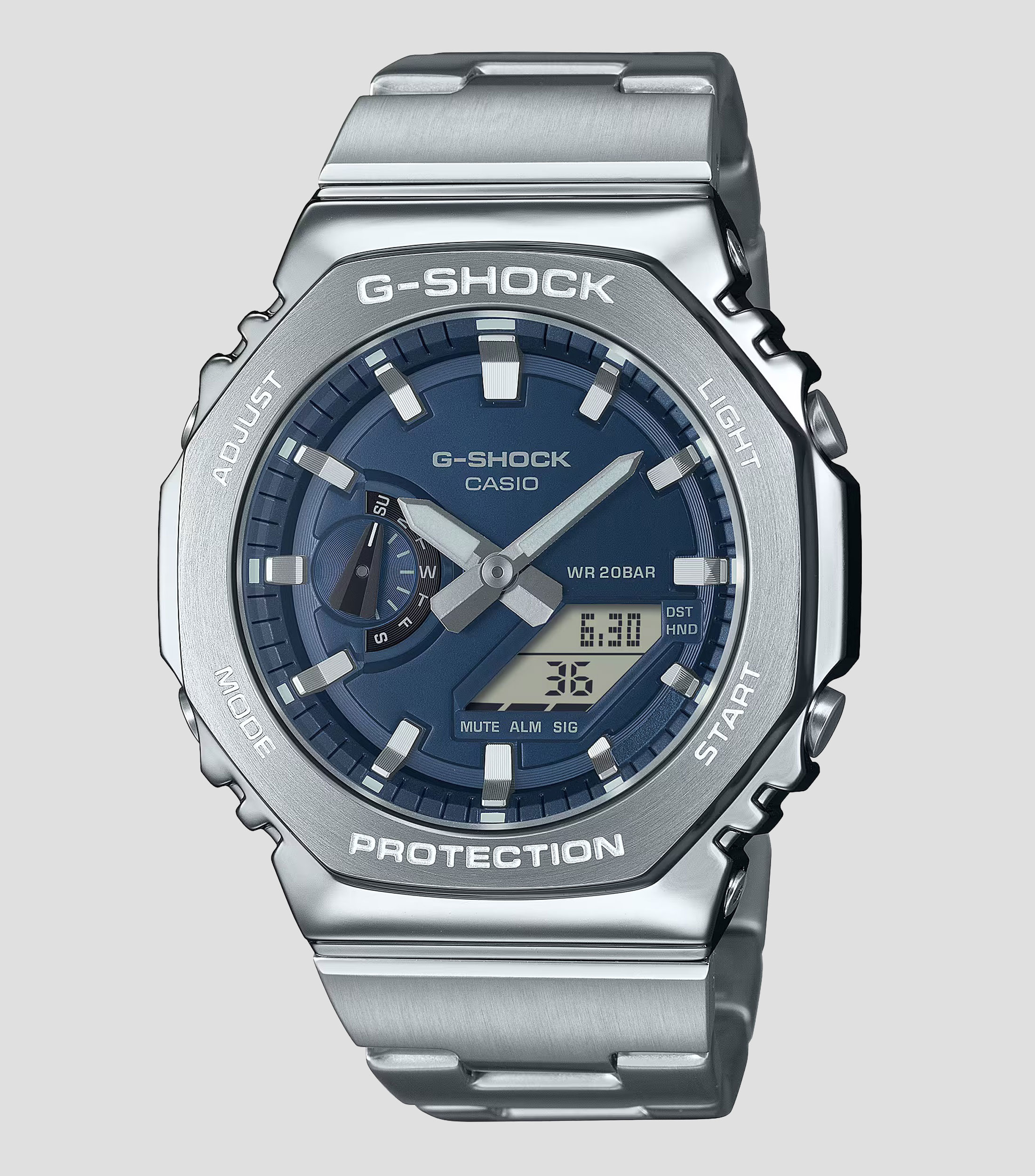 Reloj para Hombre G-Shock Casual Plateado