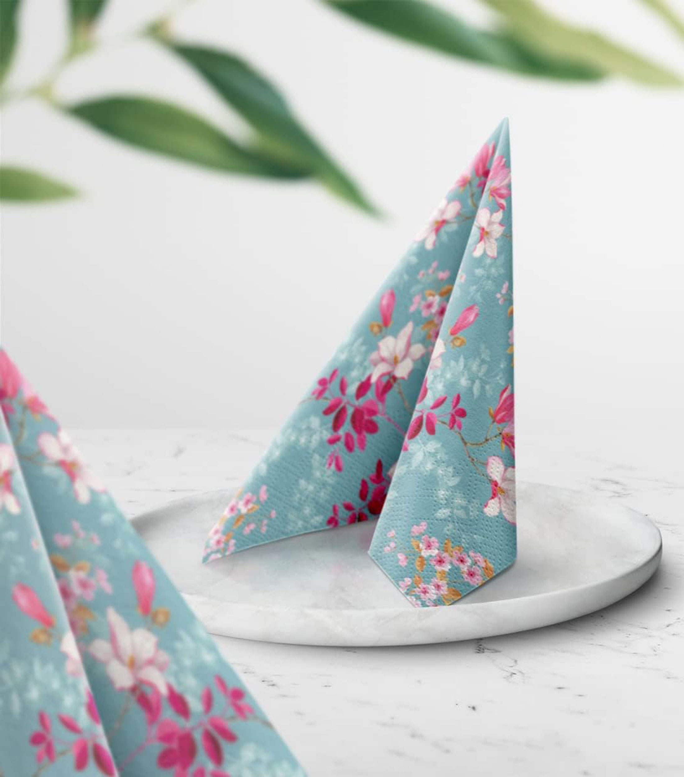 Set 20 Servilletas Magnolias de papel