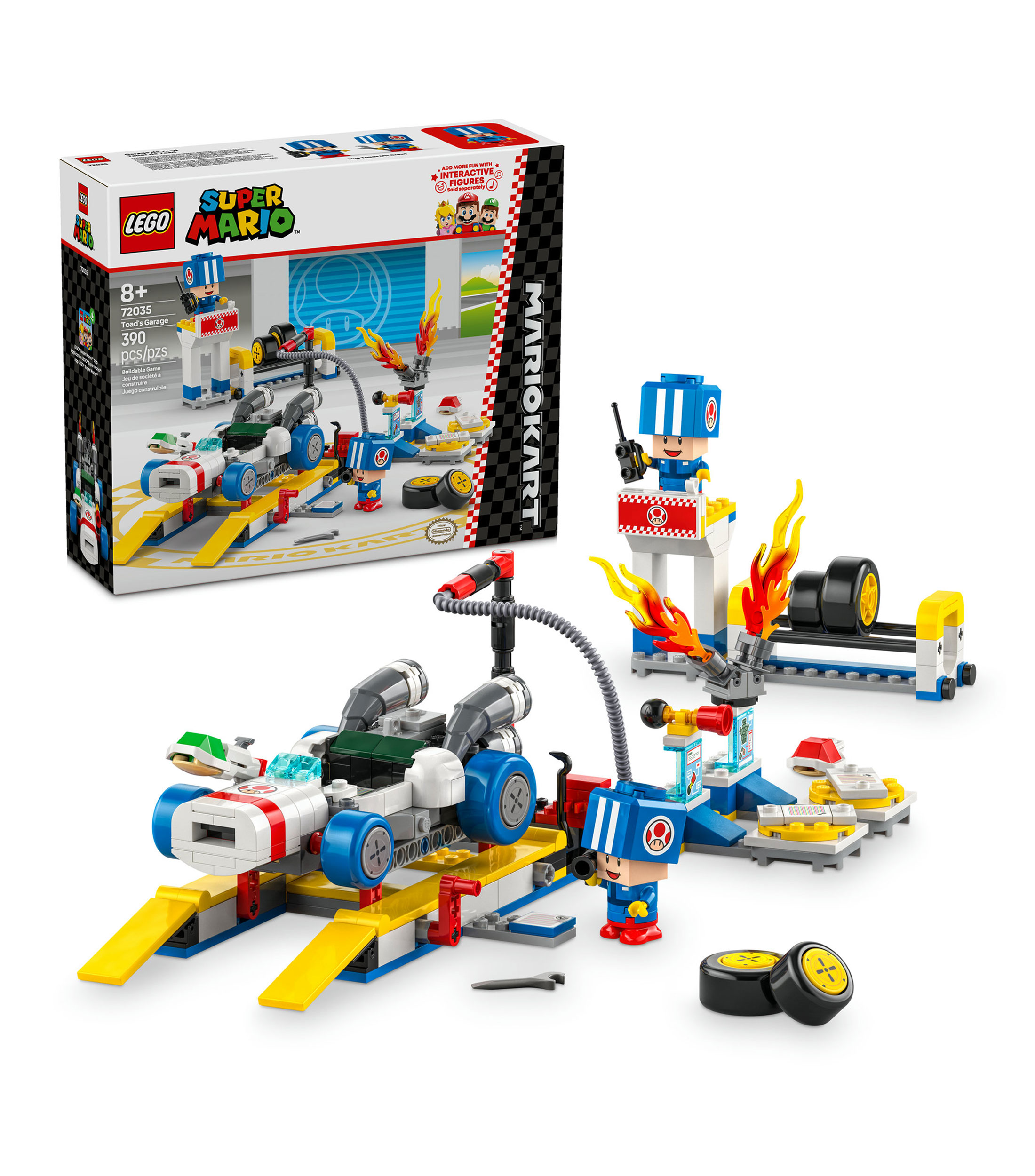 Lego Super Mario Mario Kart Taller de Toad 72035
