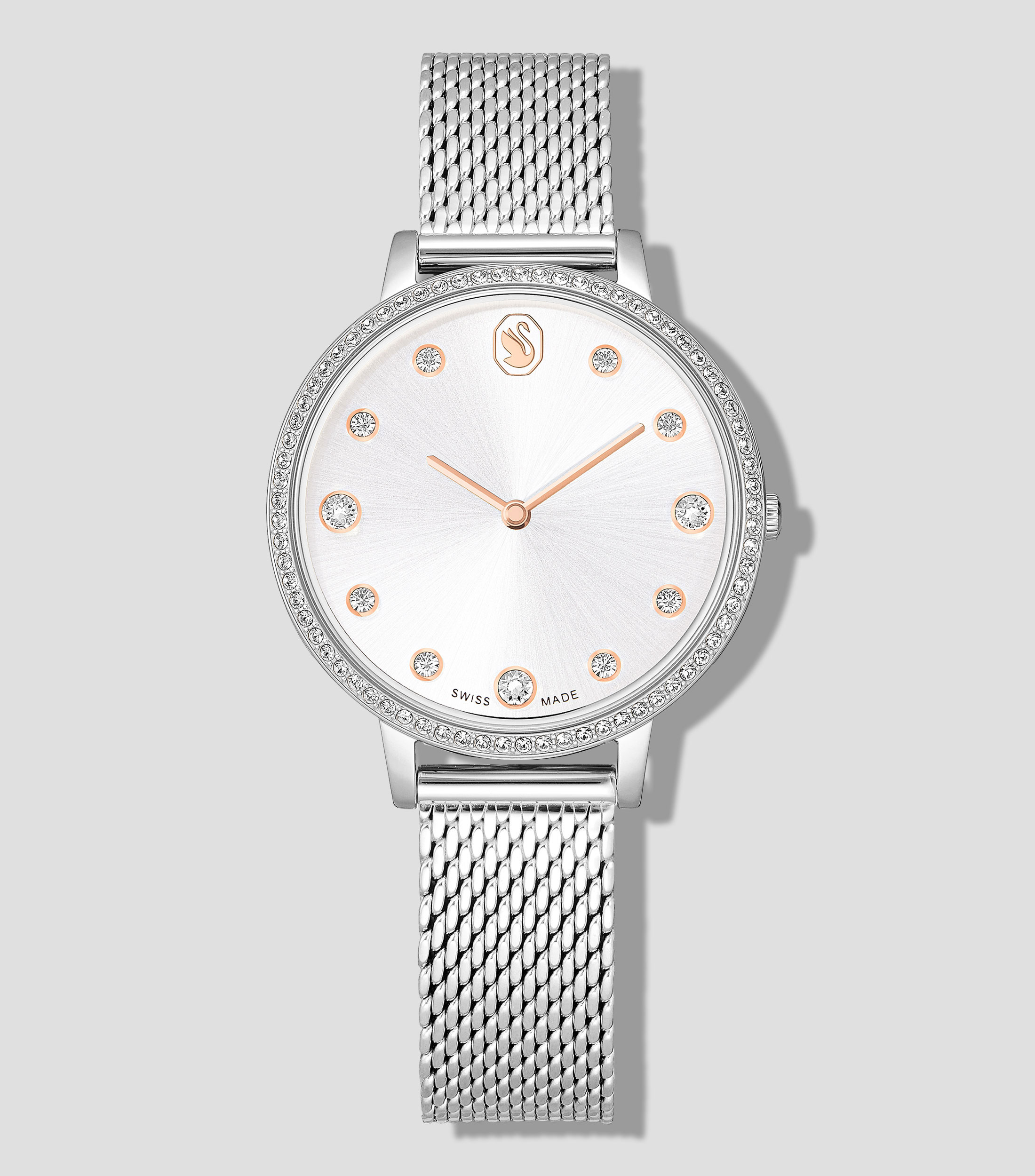 Reloj para Mujer Clarica Casual Blanco, Plateado