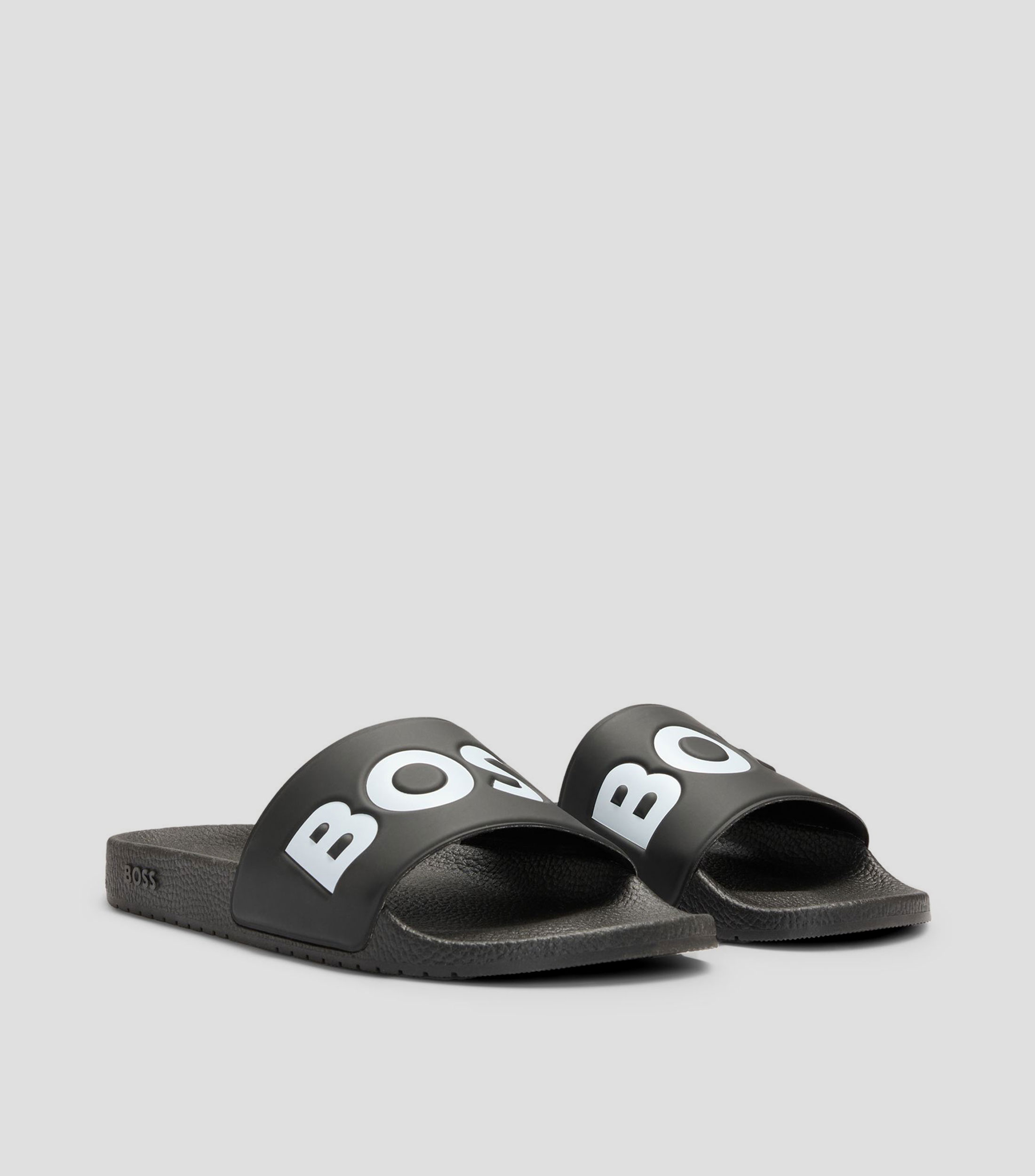 Sandalias fabricadas en Italia con detalle de logotipo grande Hombre