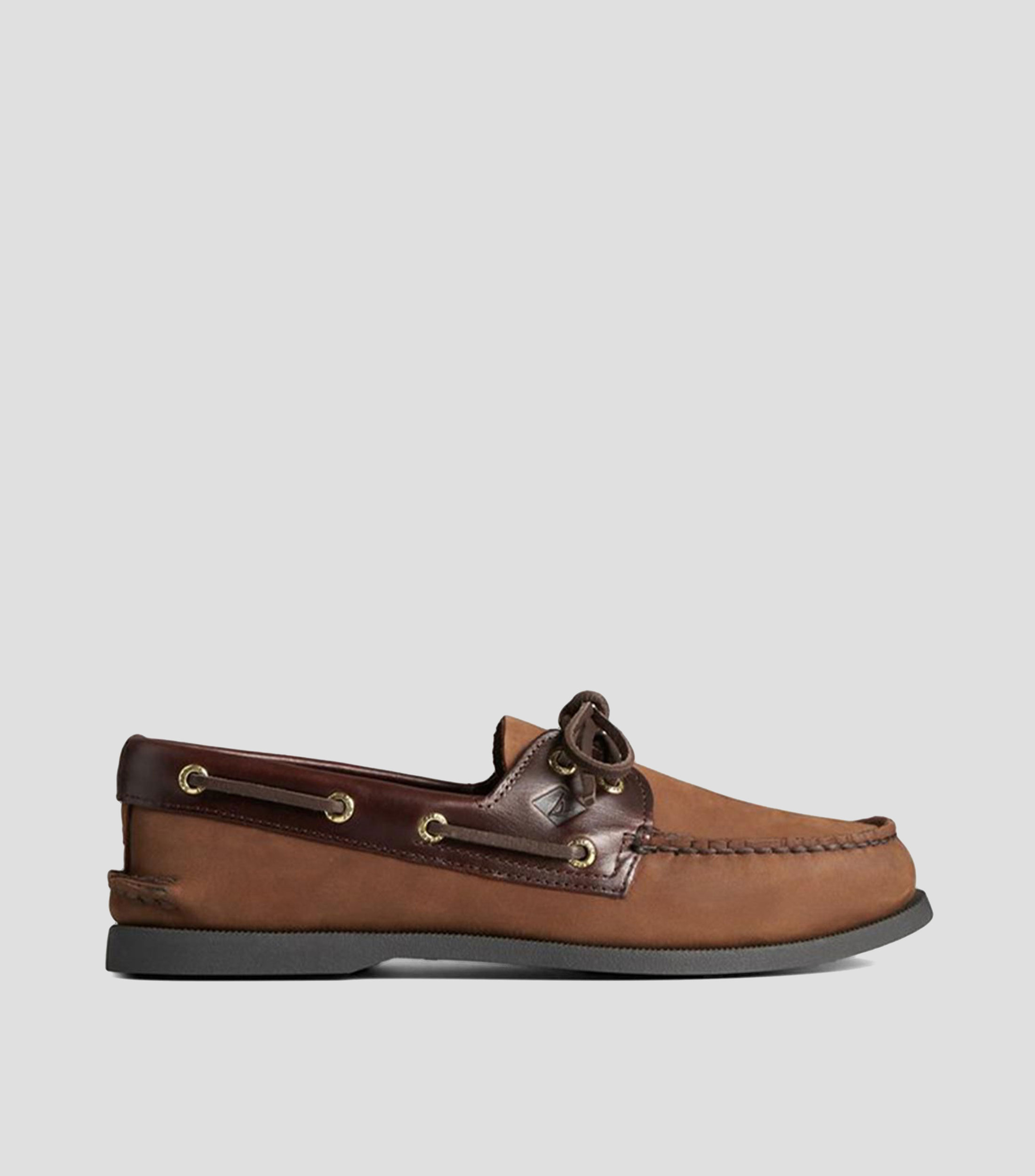 Mocasines en piel con cordon Hombre