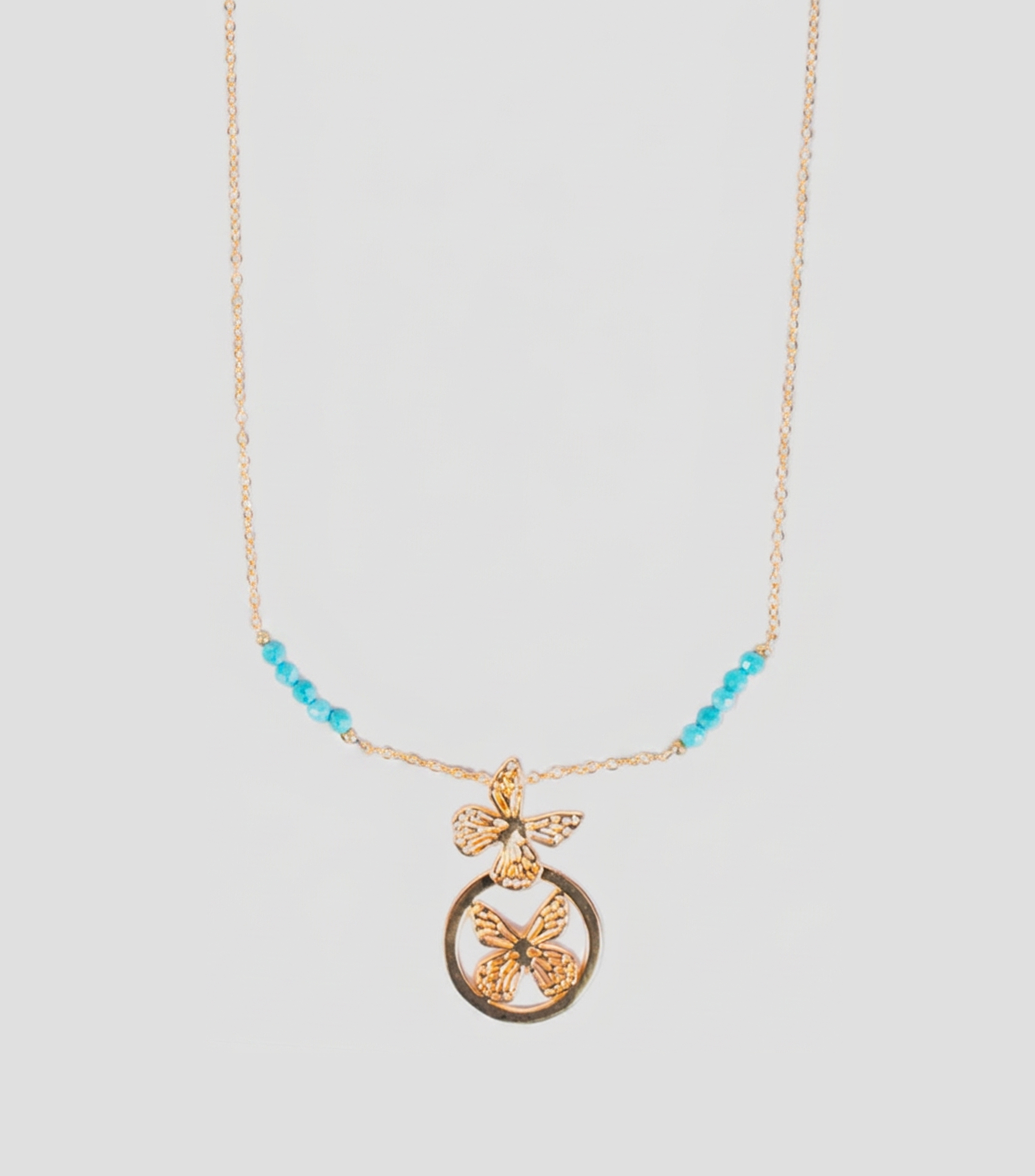 Collar Bisel Mariposa Mujer