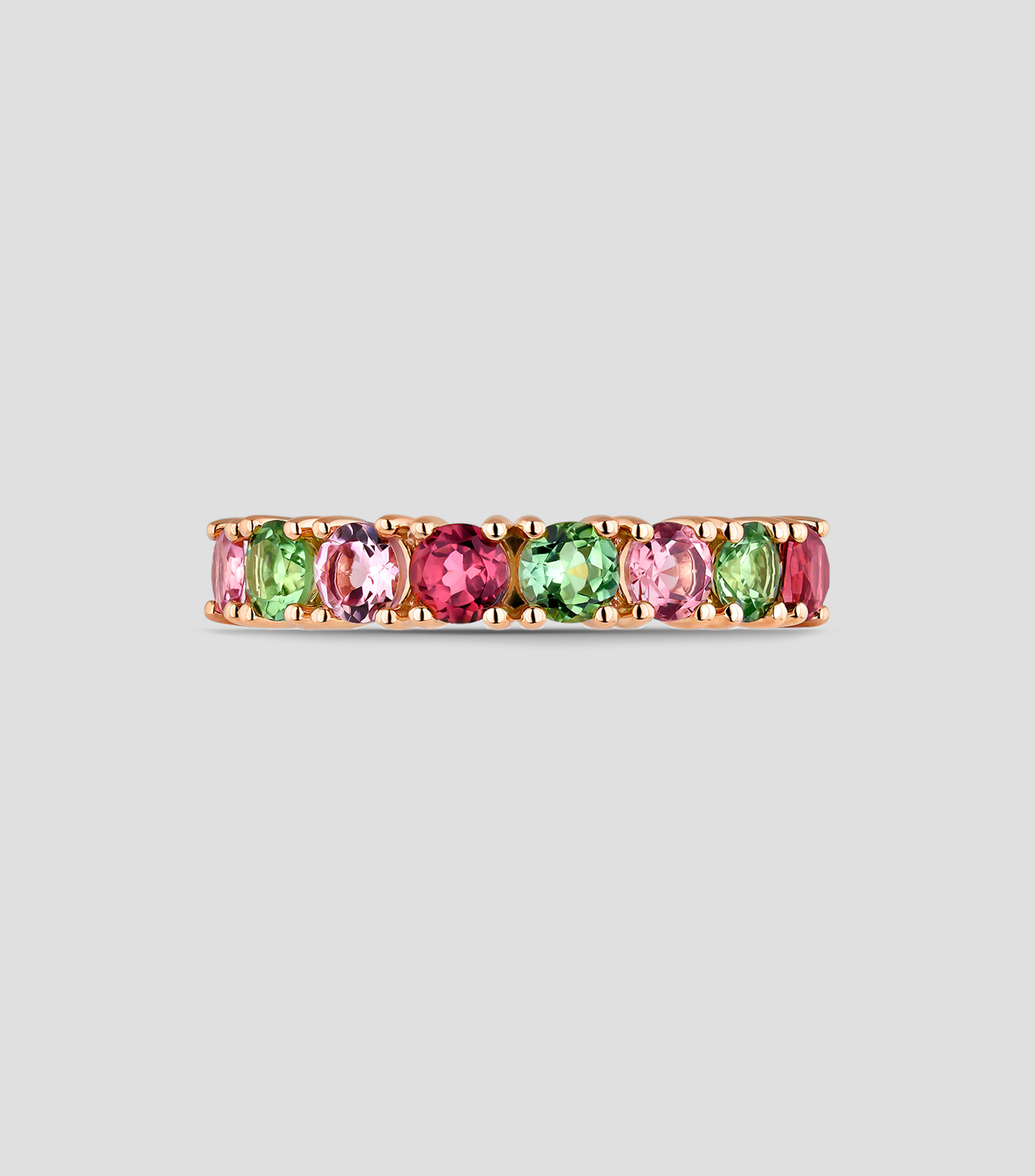 Anillo en oro rosa 18 Kts Moonrise Mujer