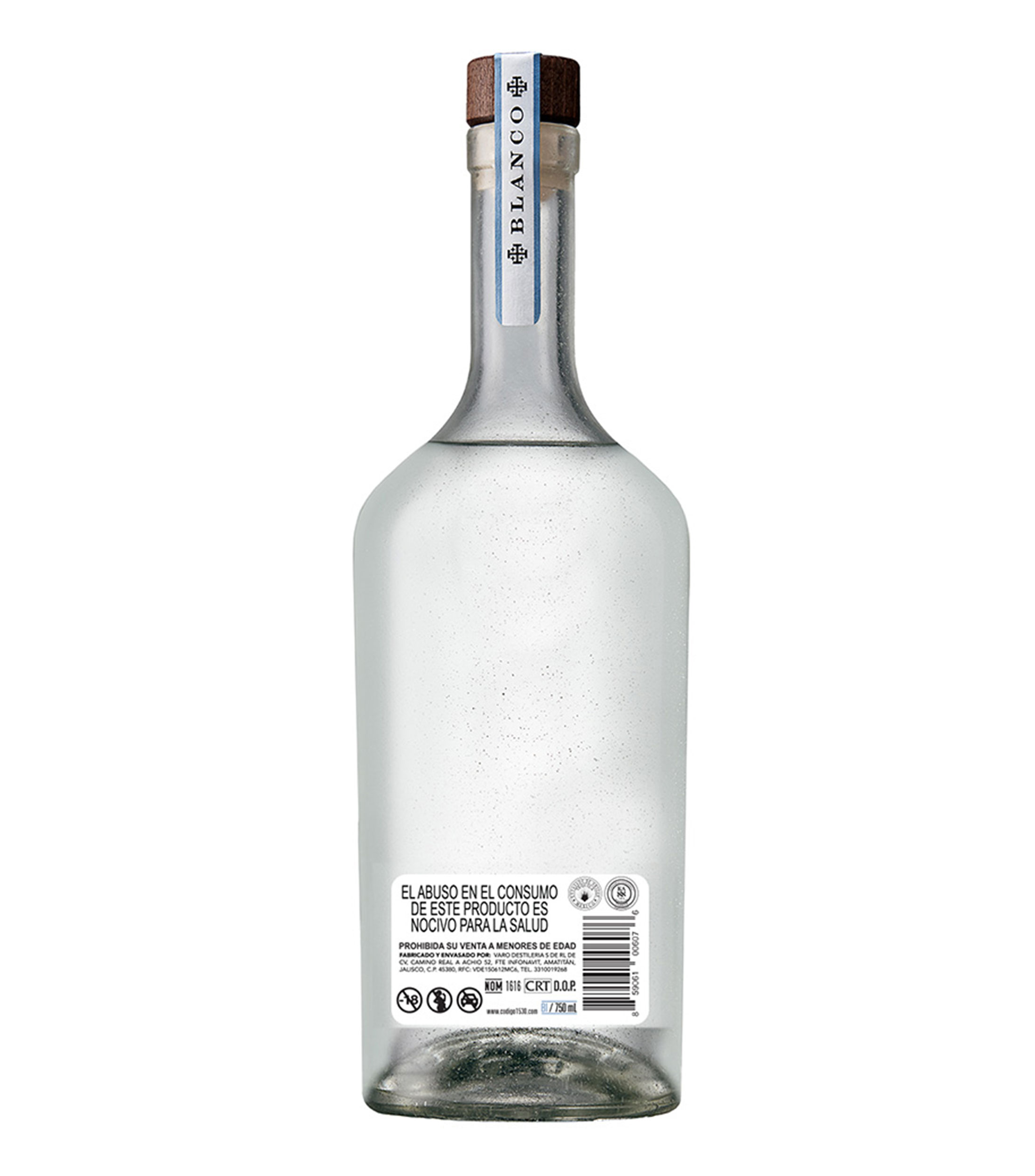Tequila Blanco Codigo 1530, 750 ml