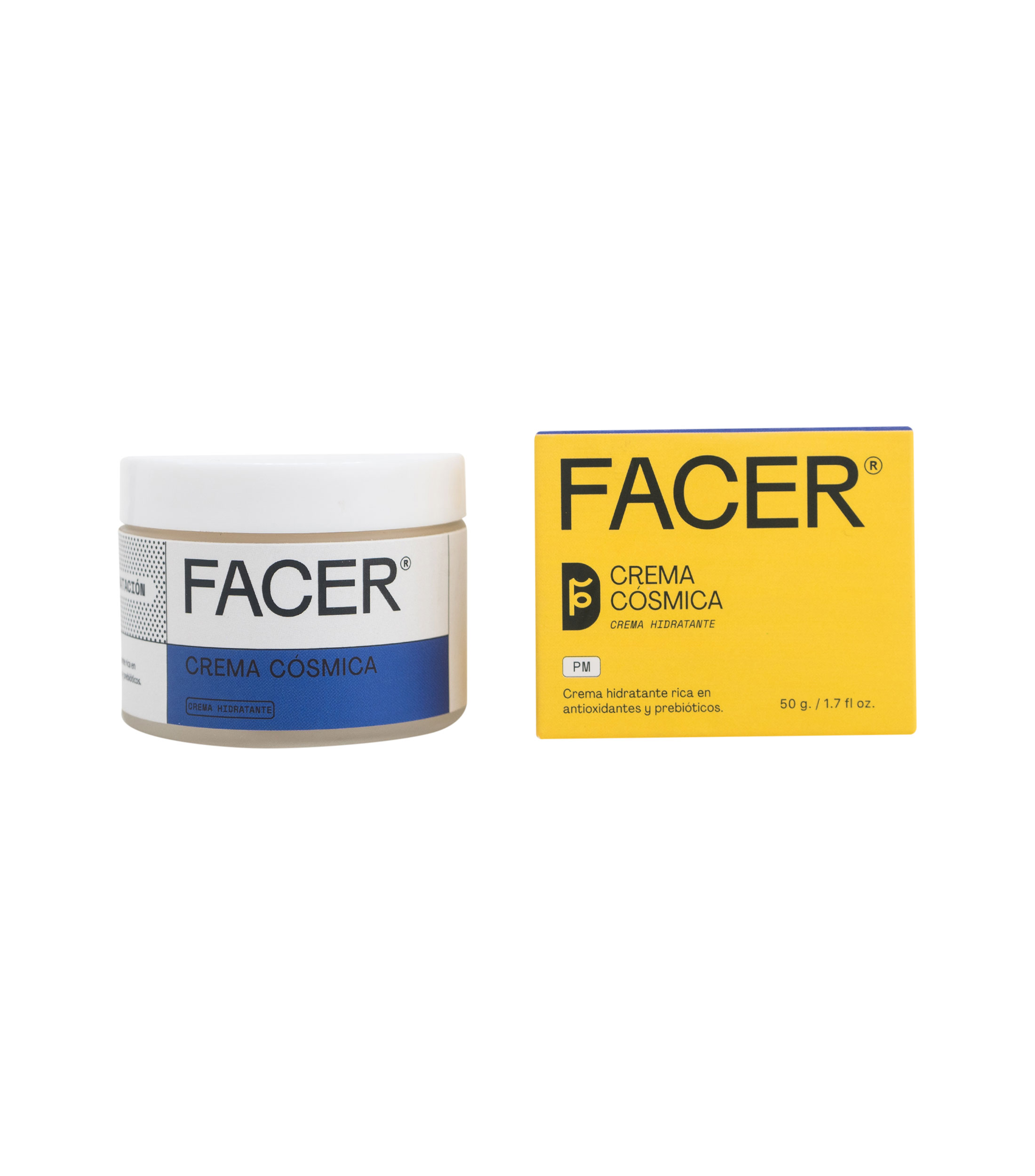 Crema facial hidratante Cosmica, 50 g