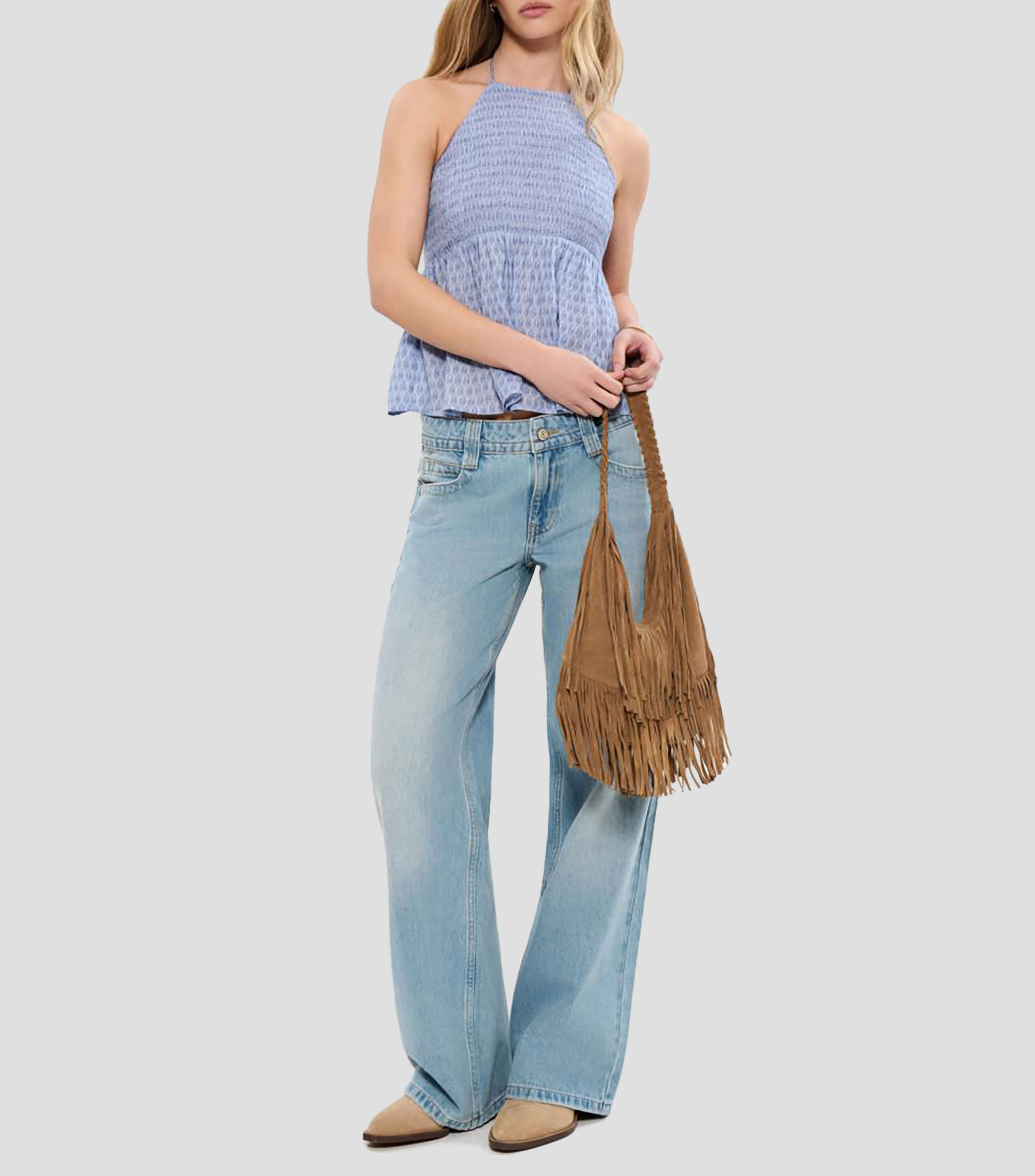 Top estampado Mujer