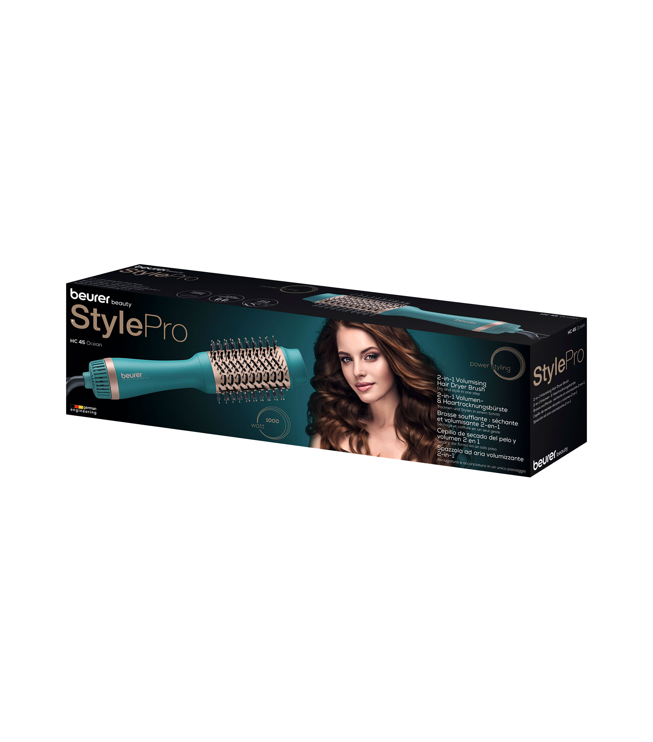Cepillo alaciador de aire HC45O, 1000 W