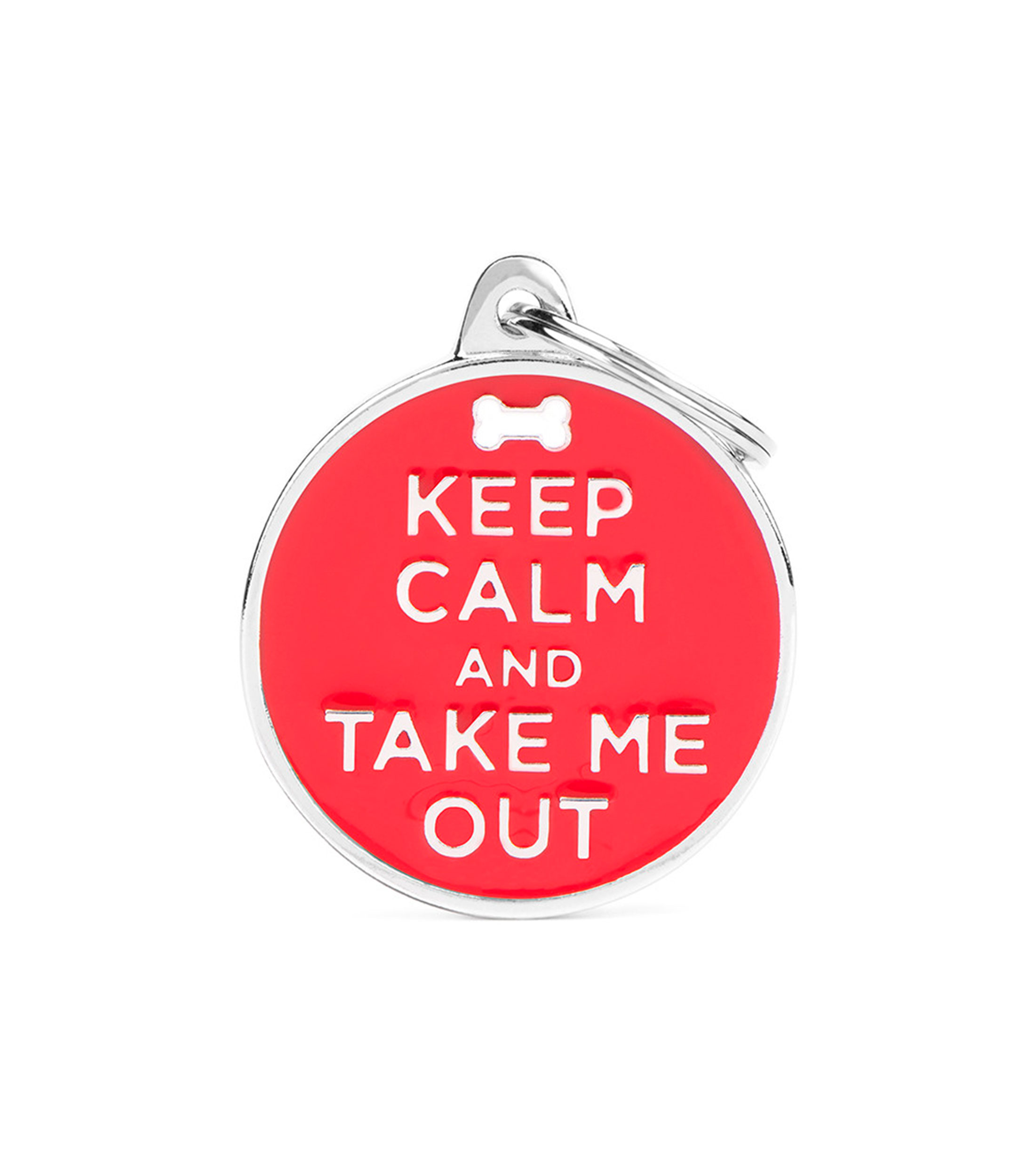 Placa para Mascota Charms en metal
