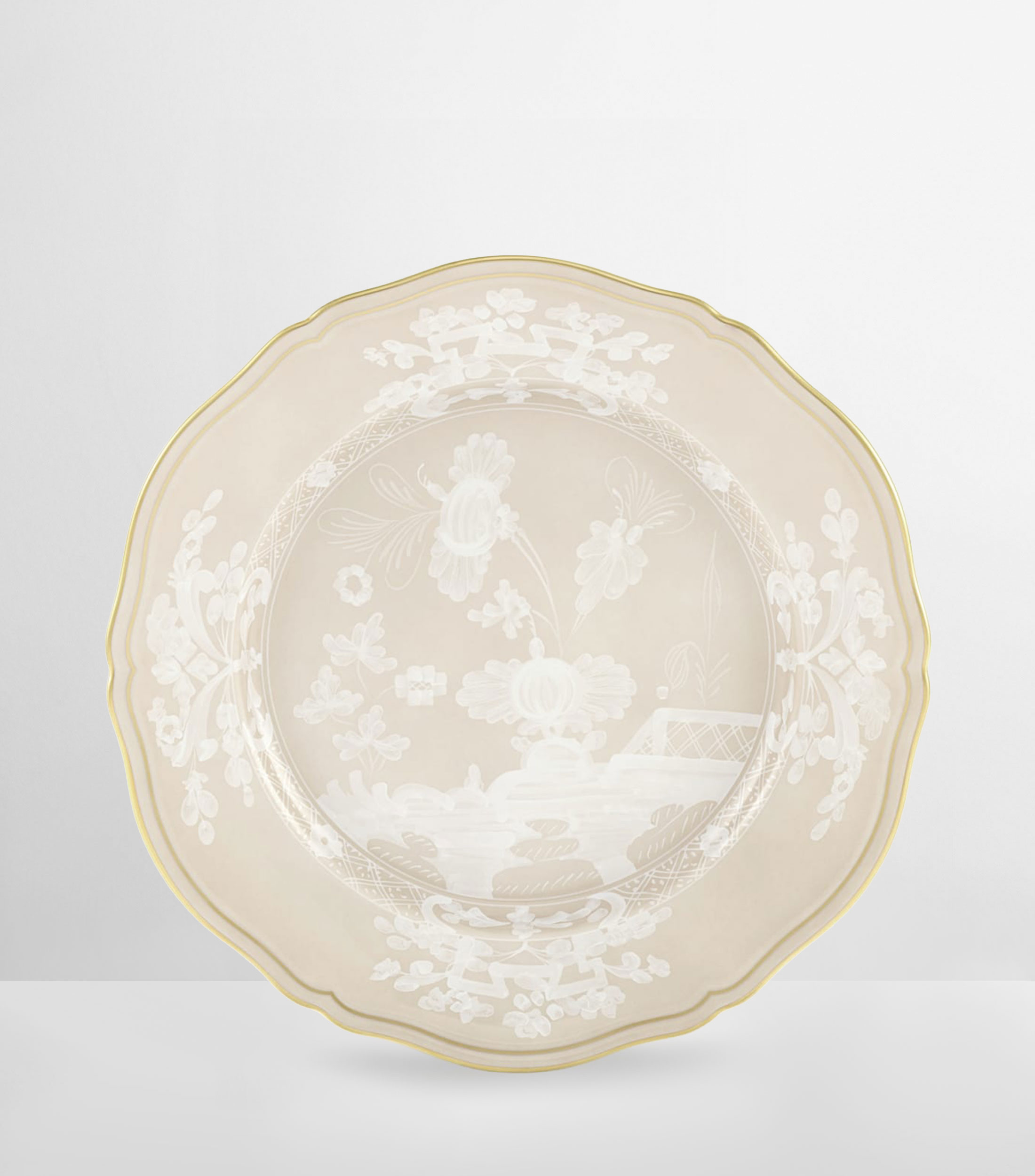 Plato trinche Oriente Italiano con flores
