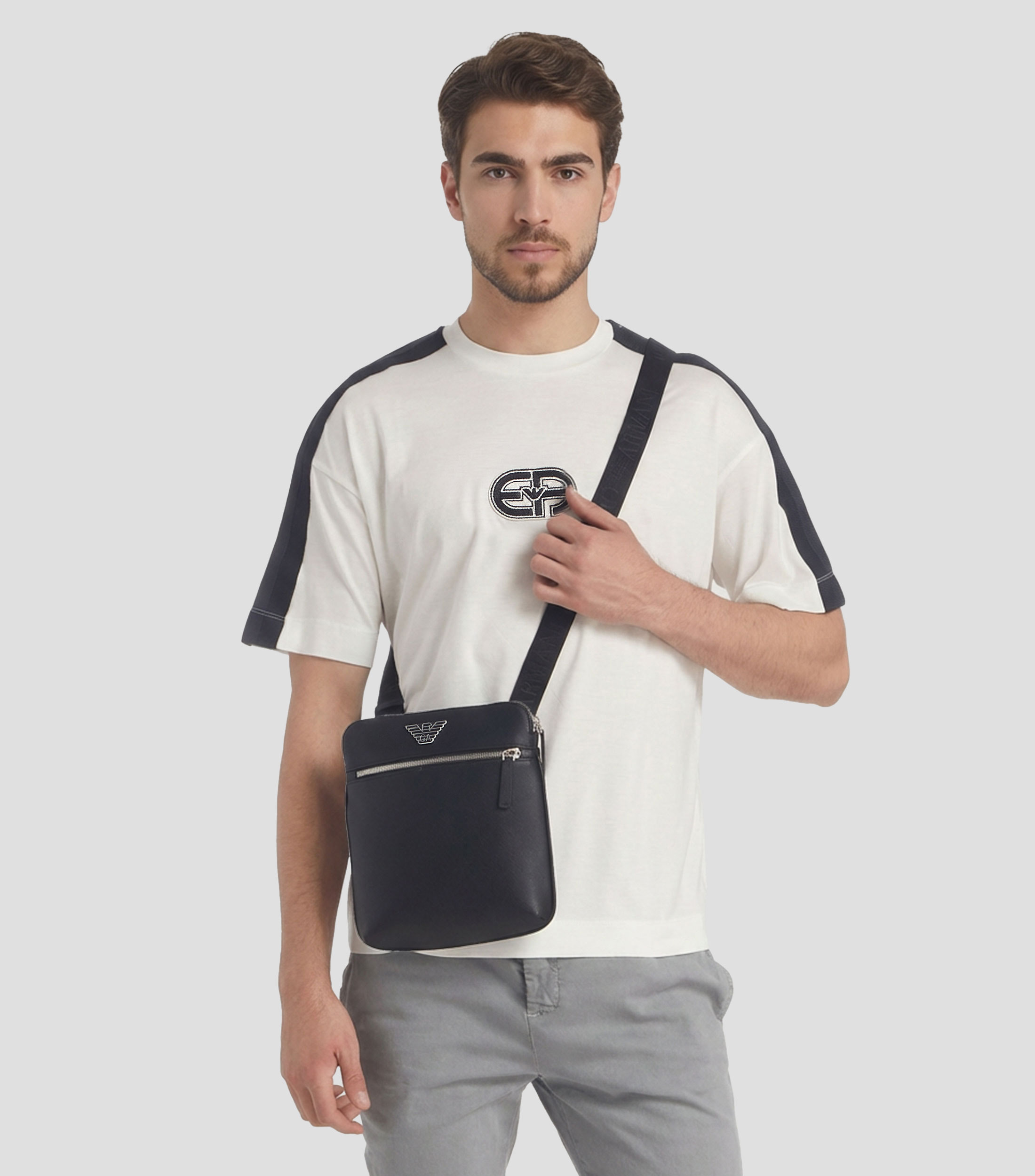 Bolsa crossbody negro Hombre