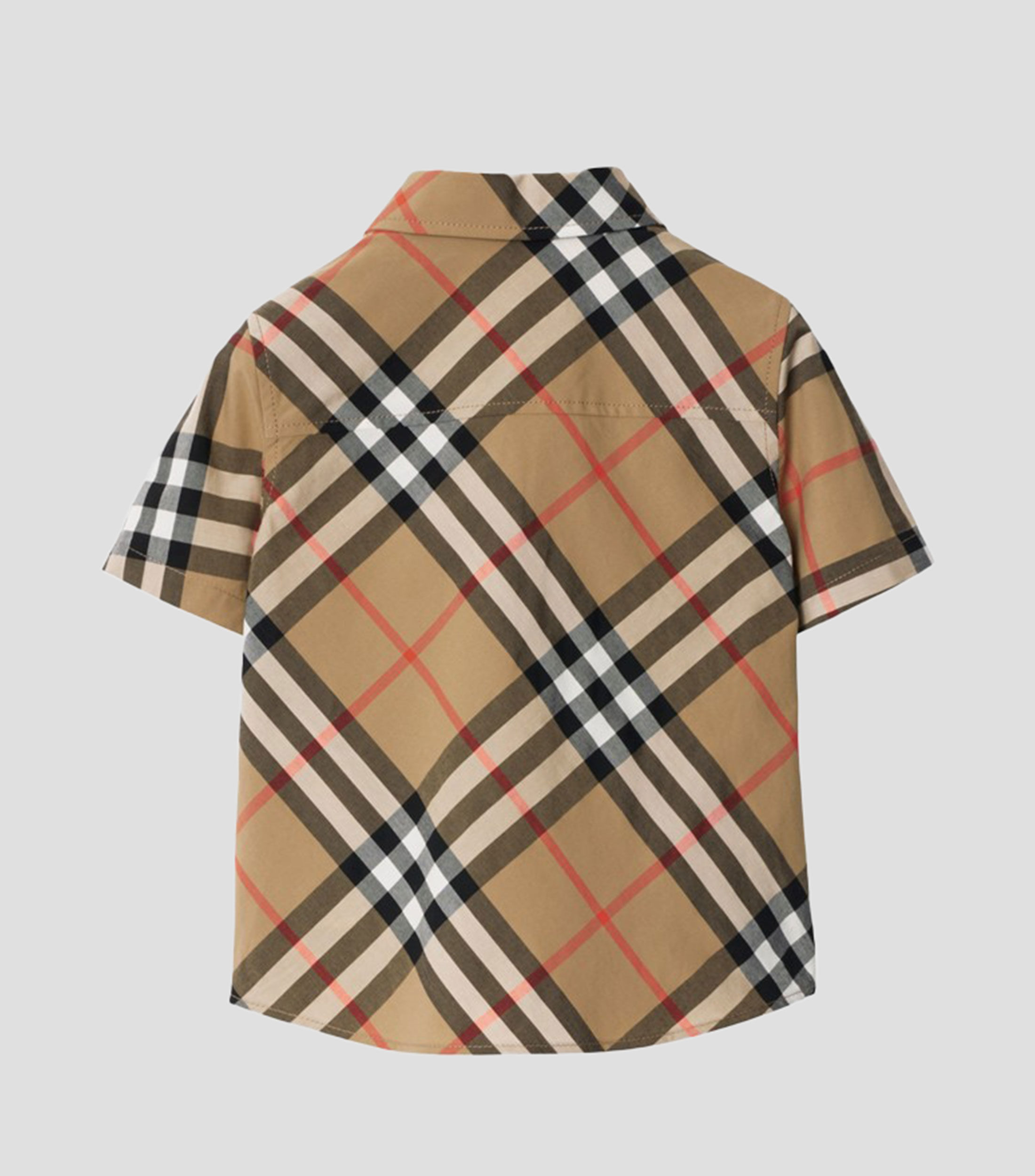 Camisa Cuadros manga corta Bebé