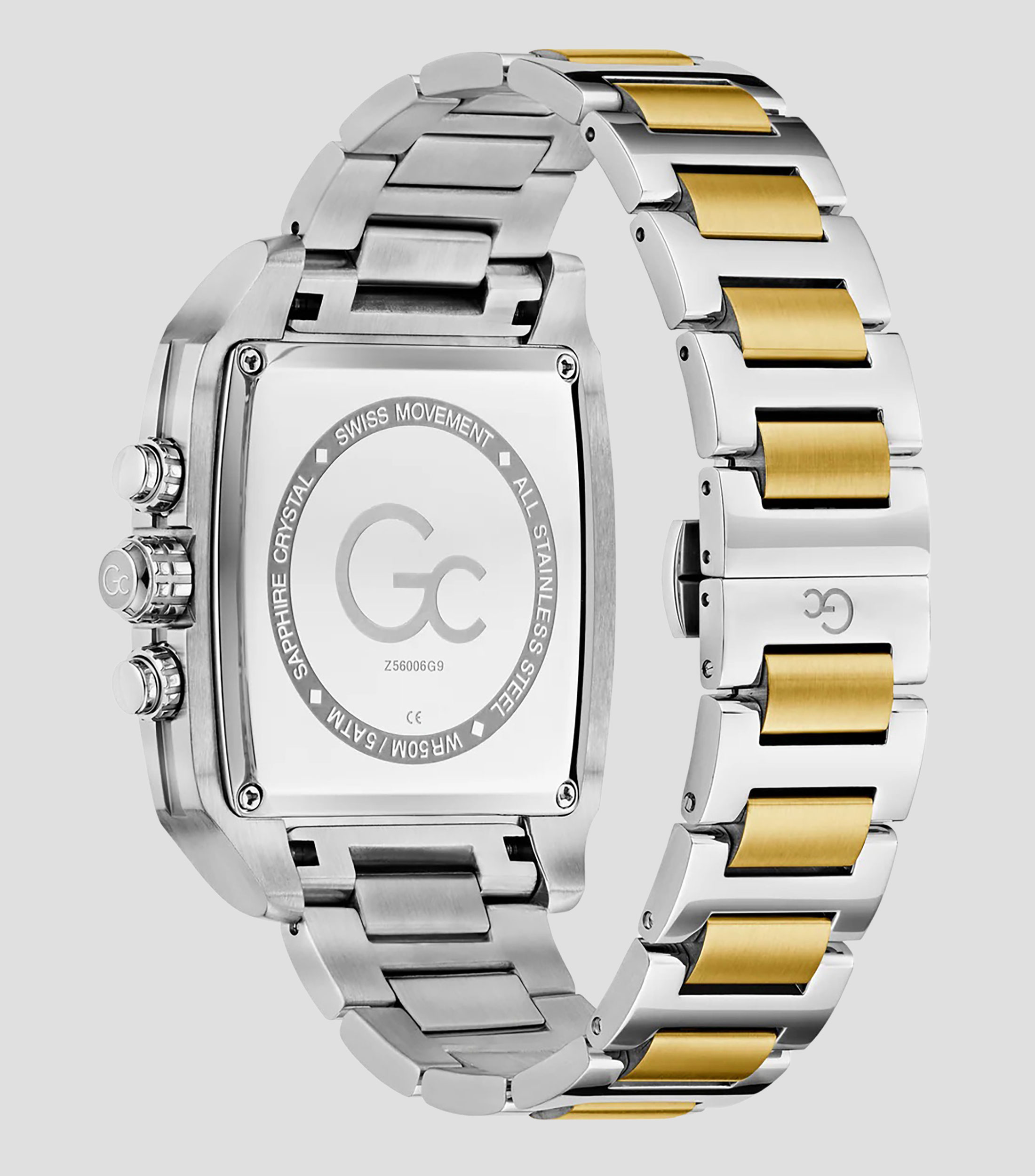 Reloj para Hombre RetroFit casual plateado/dorado