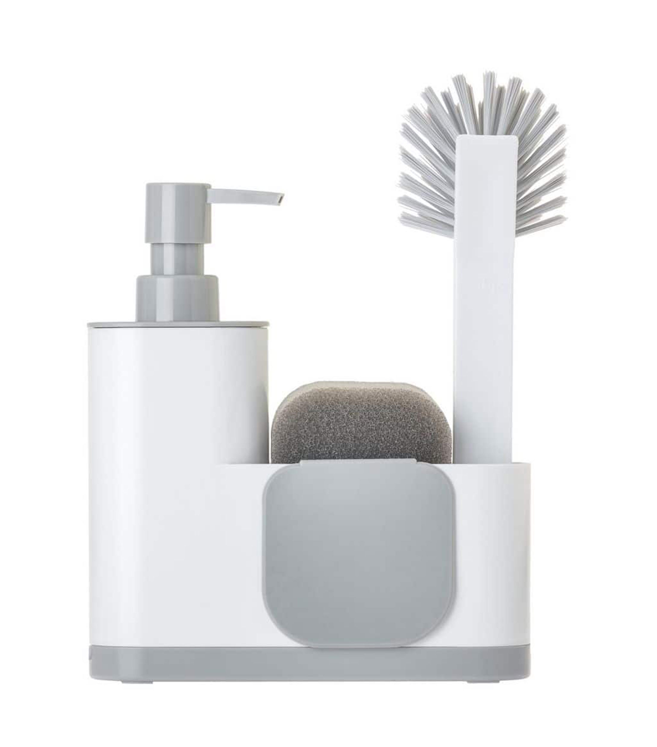 Set de Fregadero 4 Piezas Monobloc, Blanco