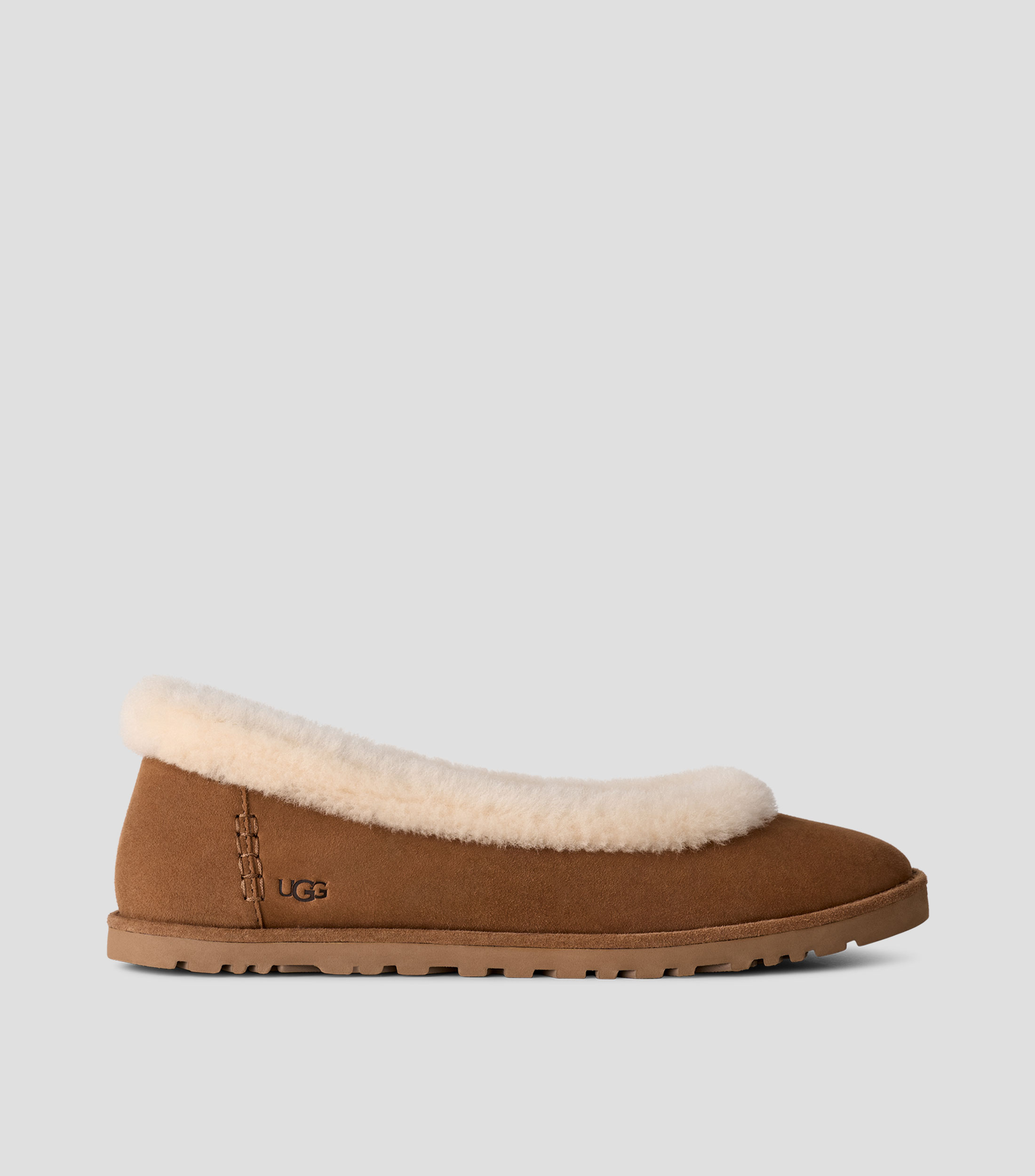 Pantuflas Zora en piel Mujer