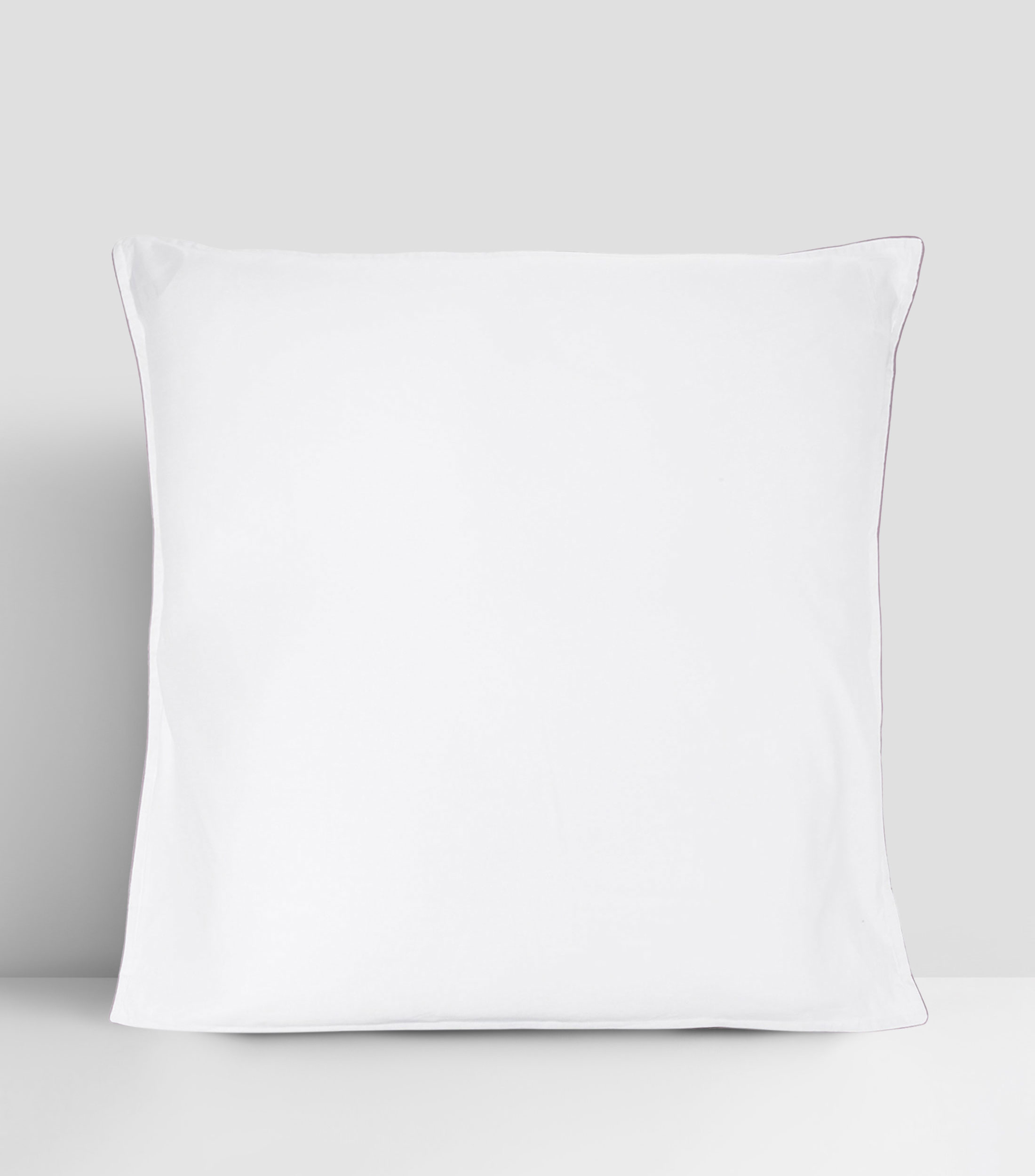 Funda para cojín King Size en Algodón Blanca