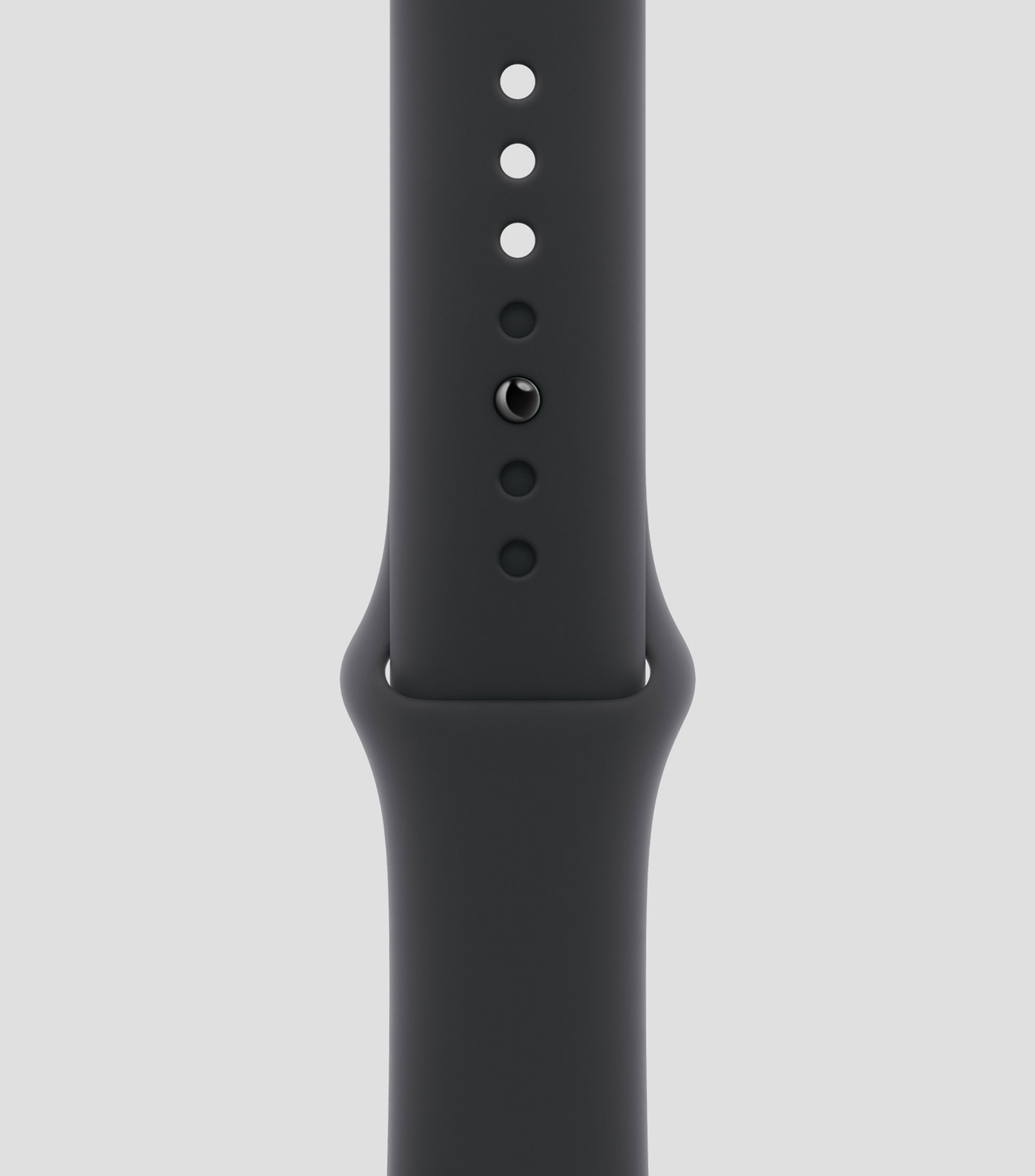 Correa deportiva negra para caja de 46 mm - XL