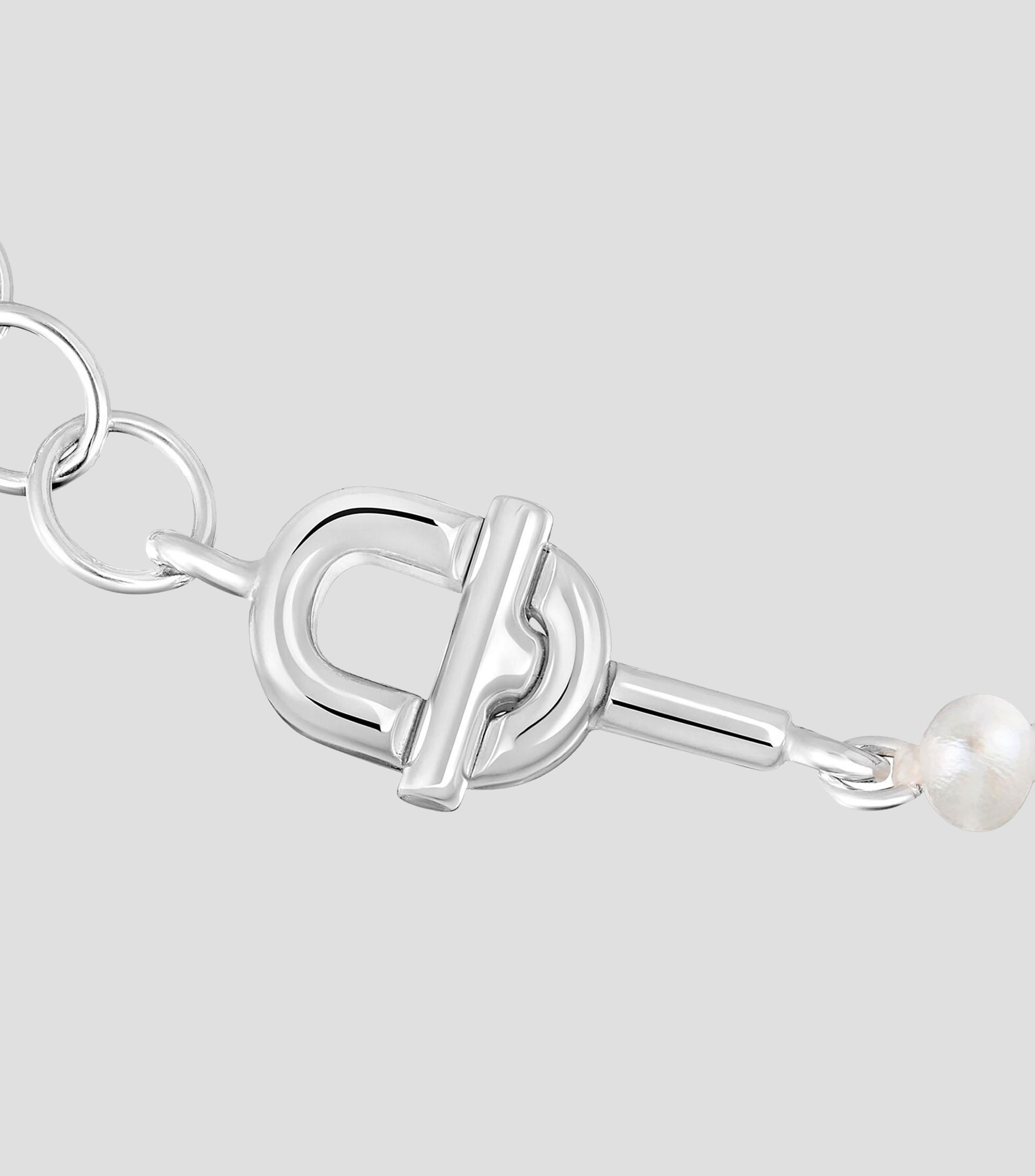 Pulsera en Plata y Perlas Mujer