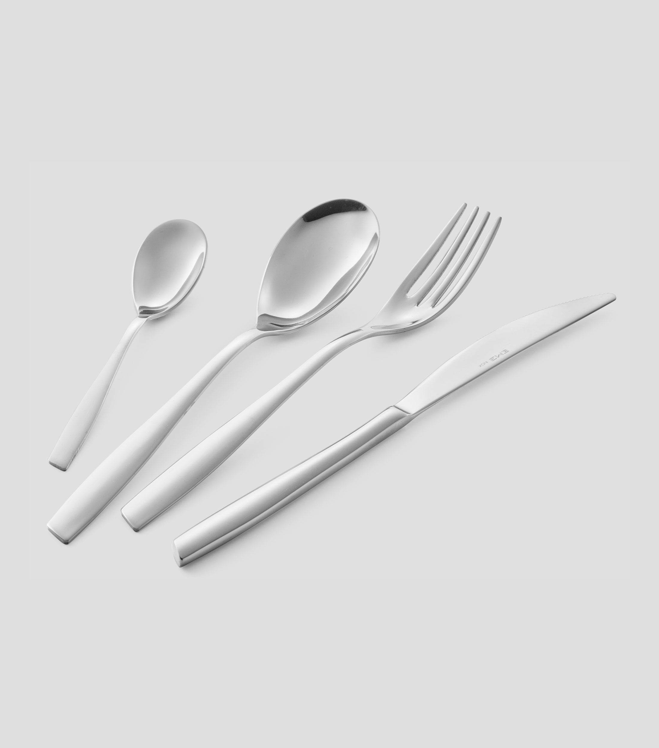 Set de cubiertos 24 piezas para ensalada en acero inoxidable