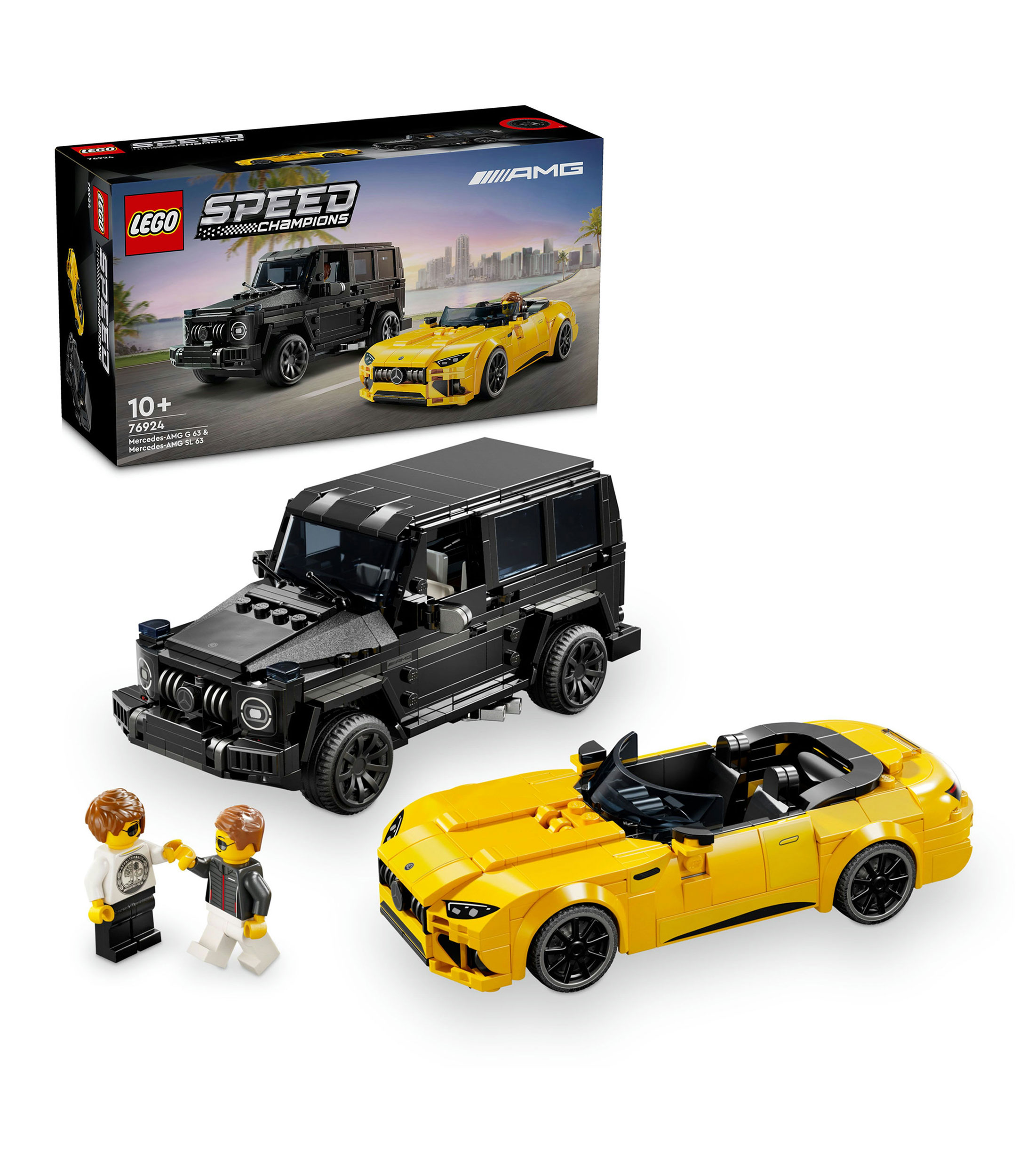 Lego Speed Champions Mercedes AMG G 63 y SL 63 76924