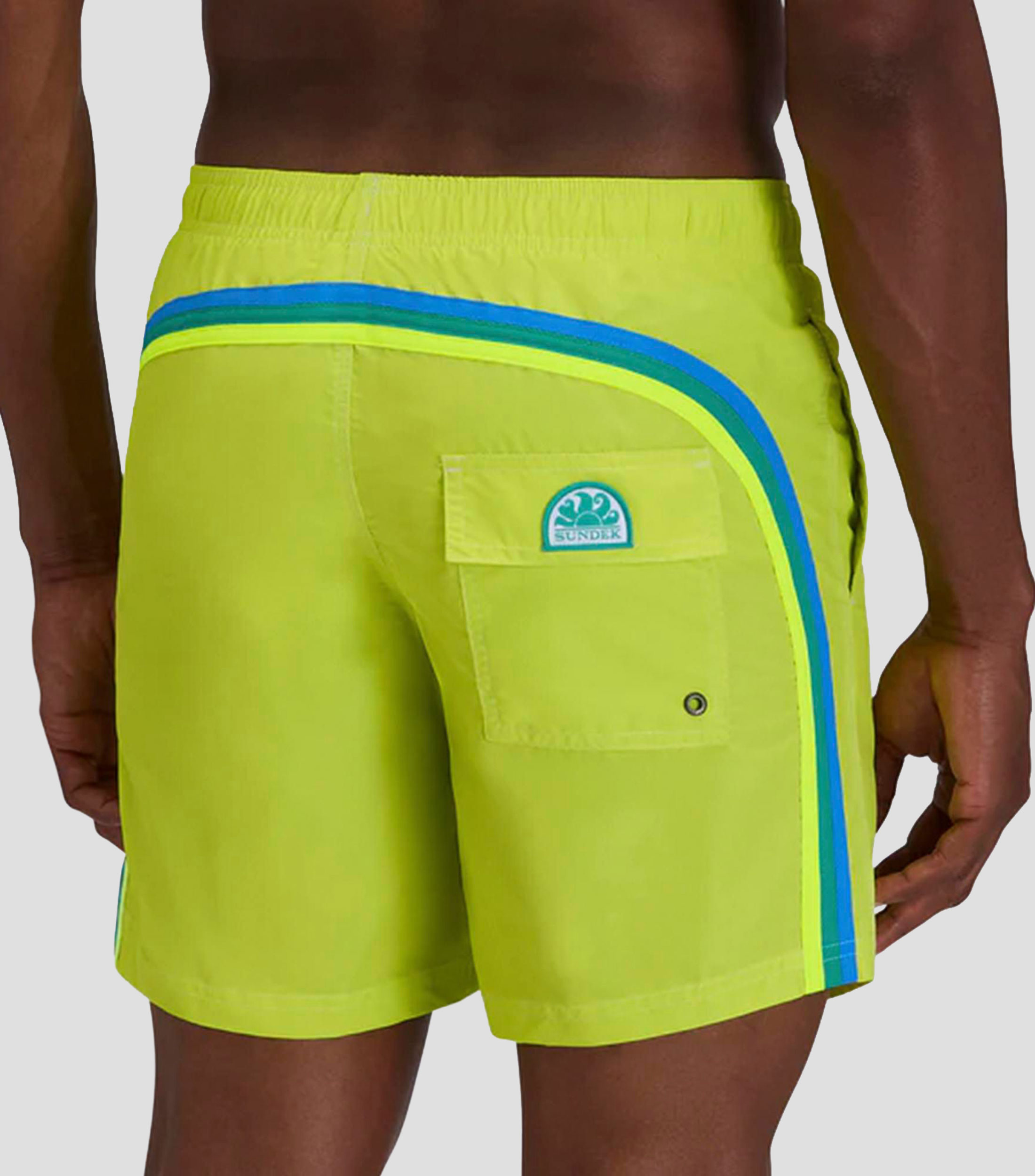 Traje de baño liso Hombre