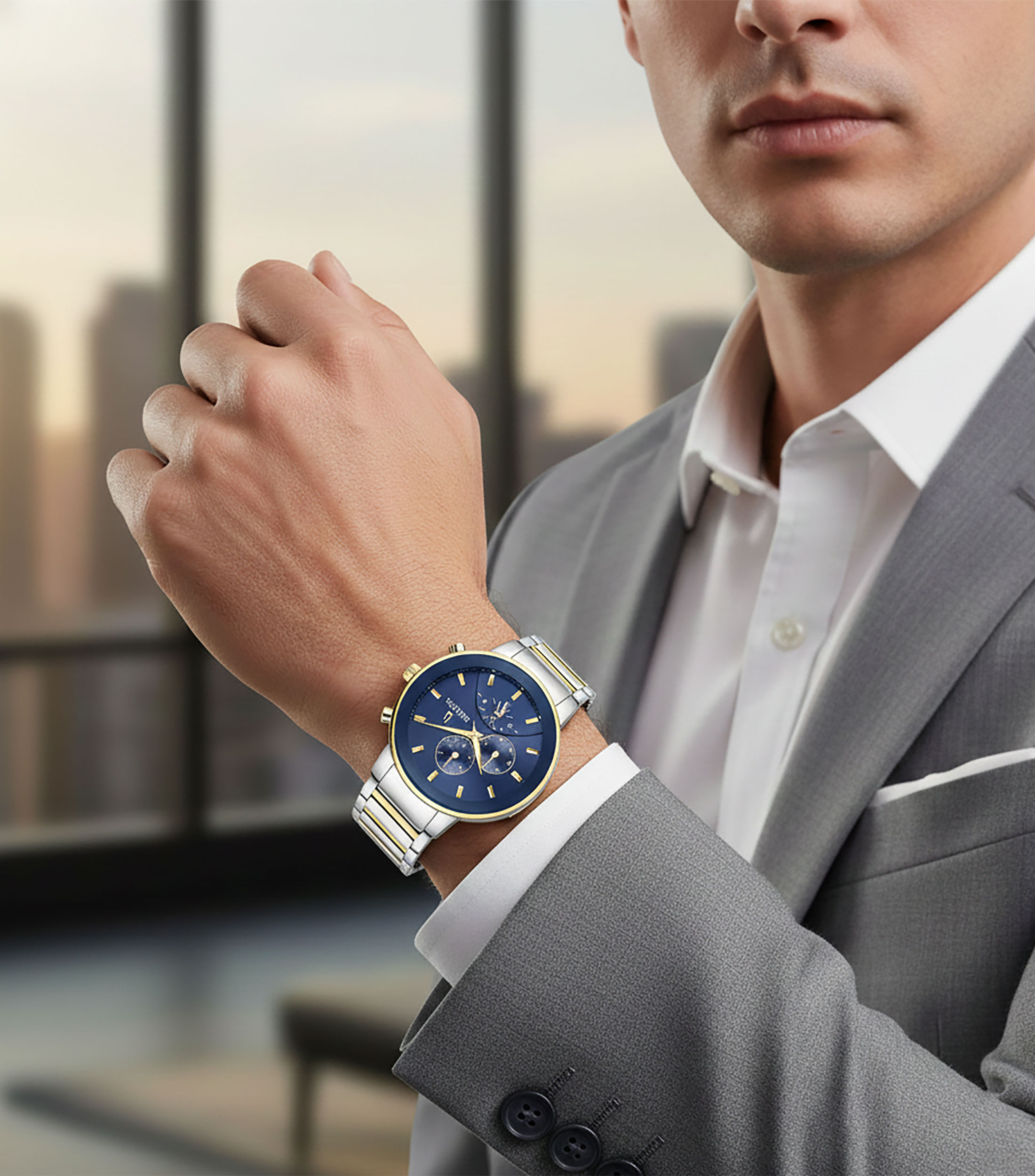 Reloj para Hombre Futuro Casual Azul