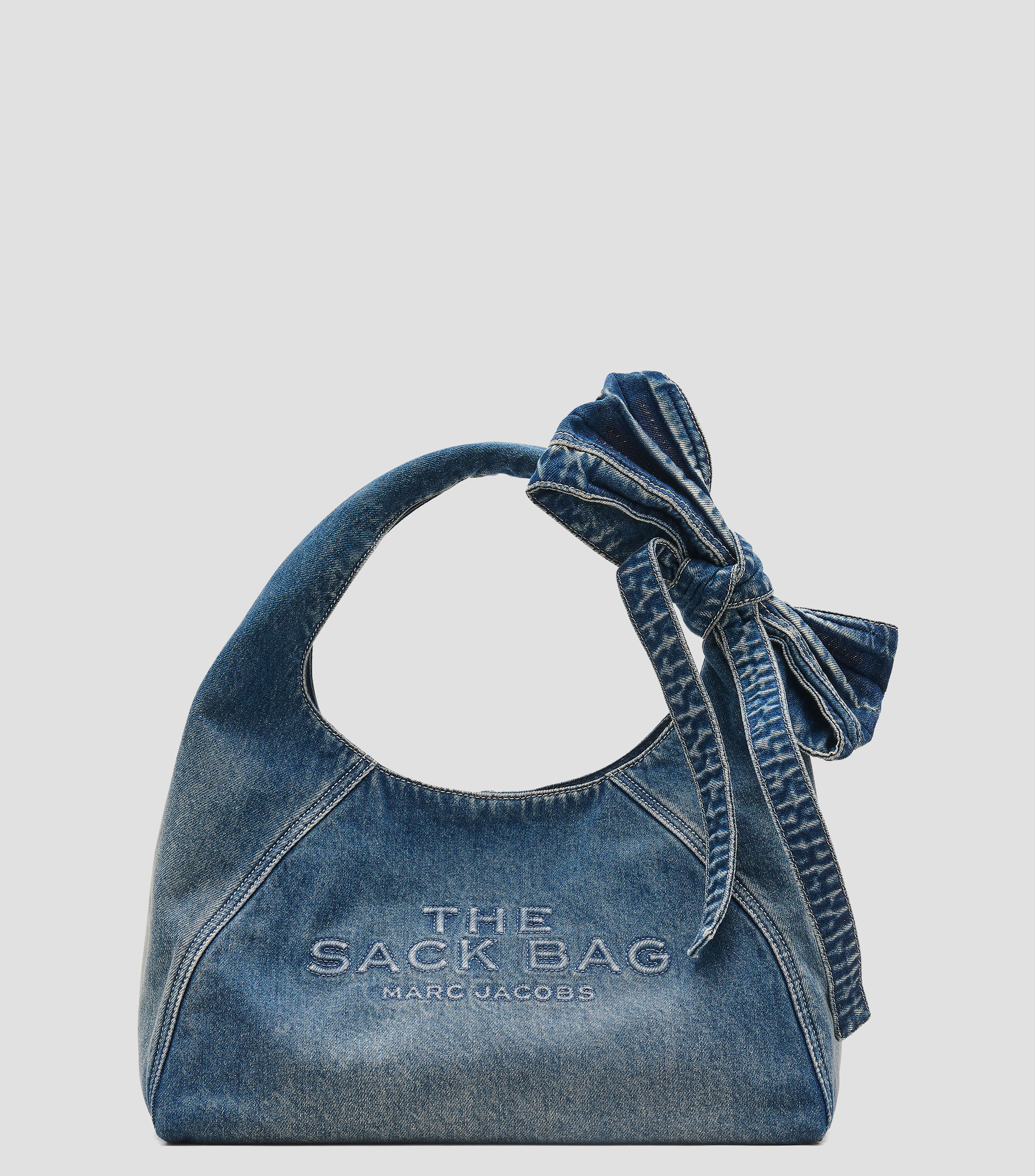 Bolsa shoulder azul The Bow lisa Mujer