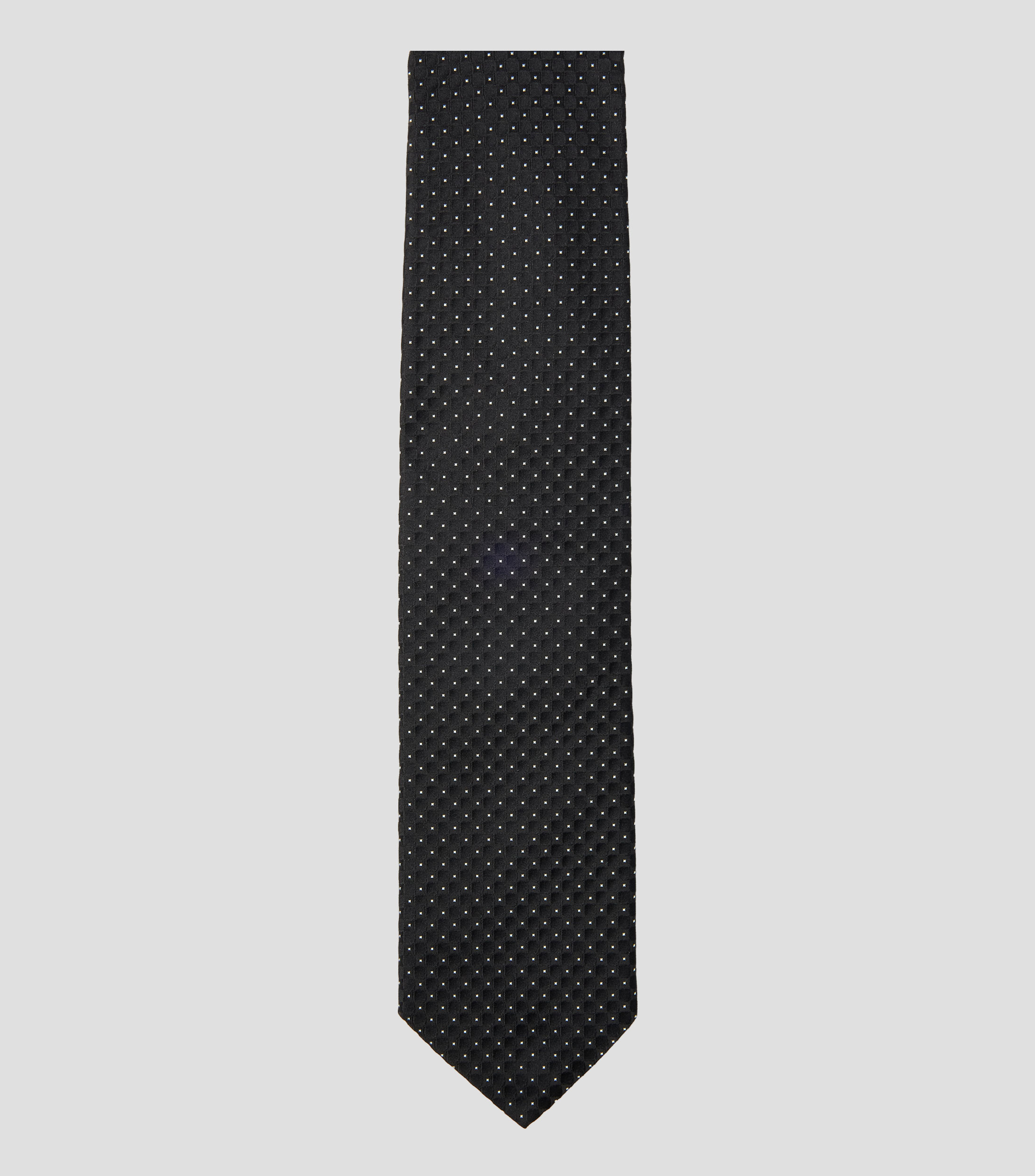 Corbata ancha de seda estampada