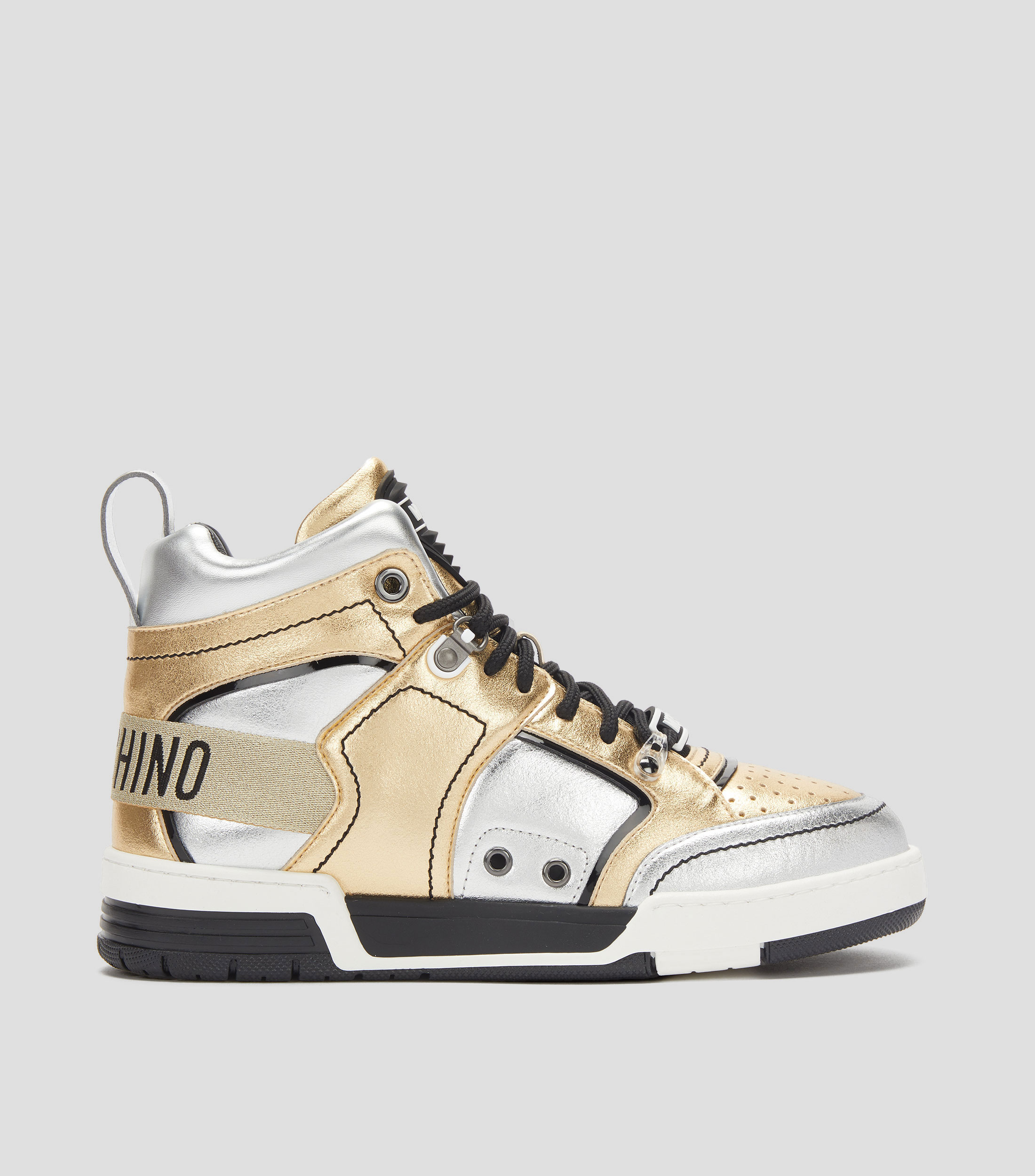 Moschino: Tenis tipo botín Hombre Palacio de Hierro