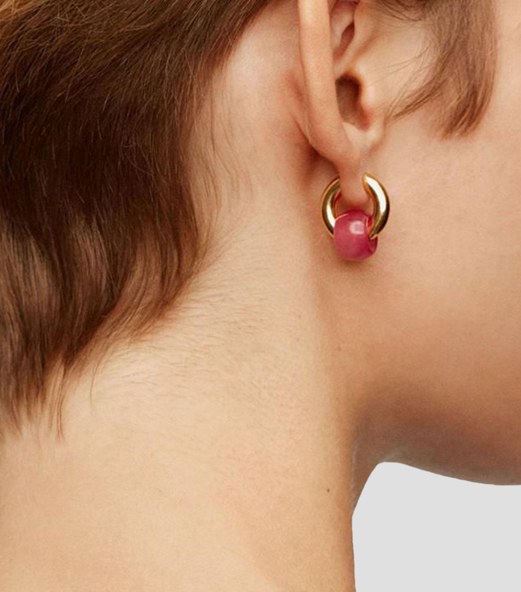 Aretes en Plata .925 Donkie Mujer